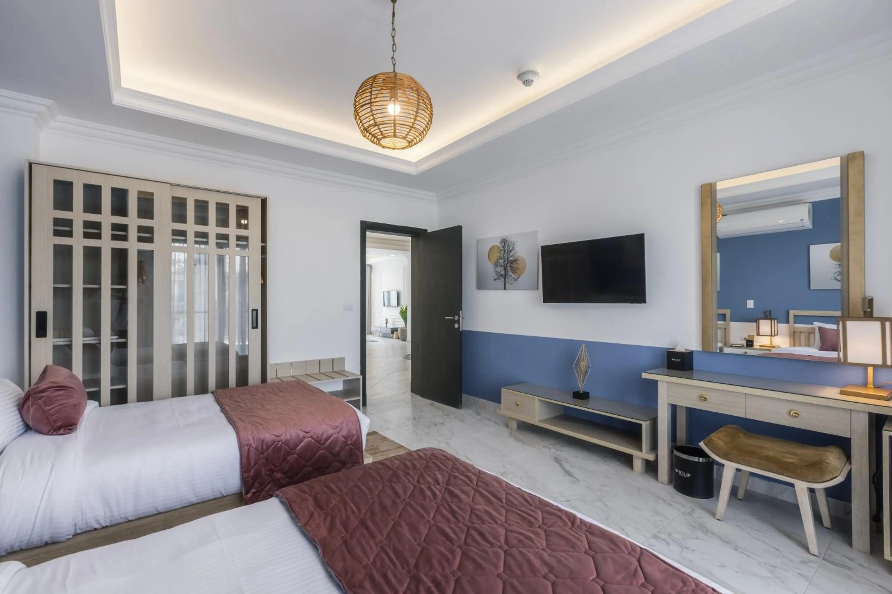 Bed in Gewan White Beach Resort-New Alamein