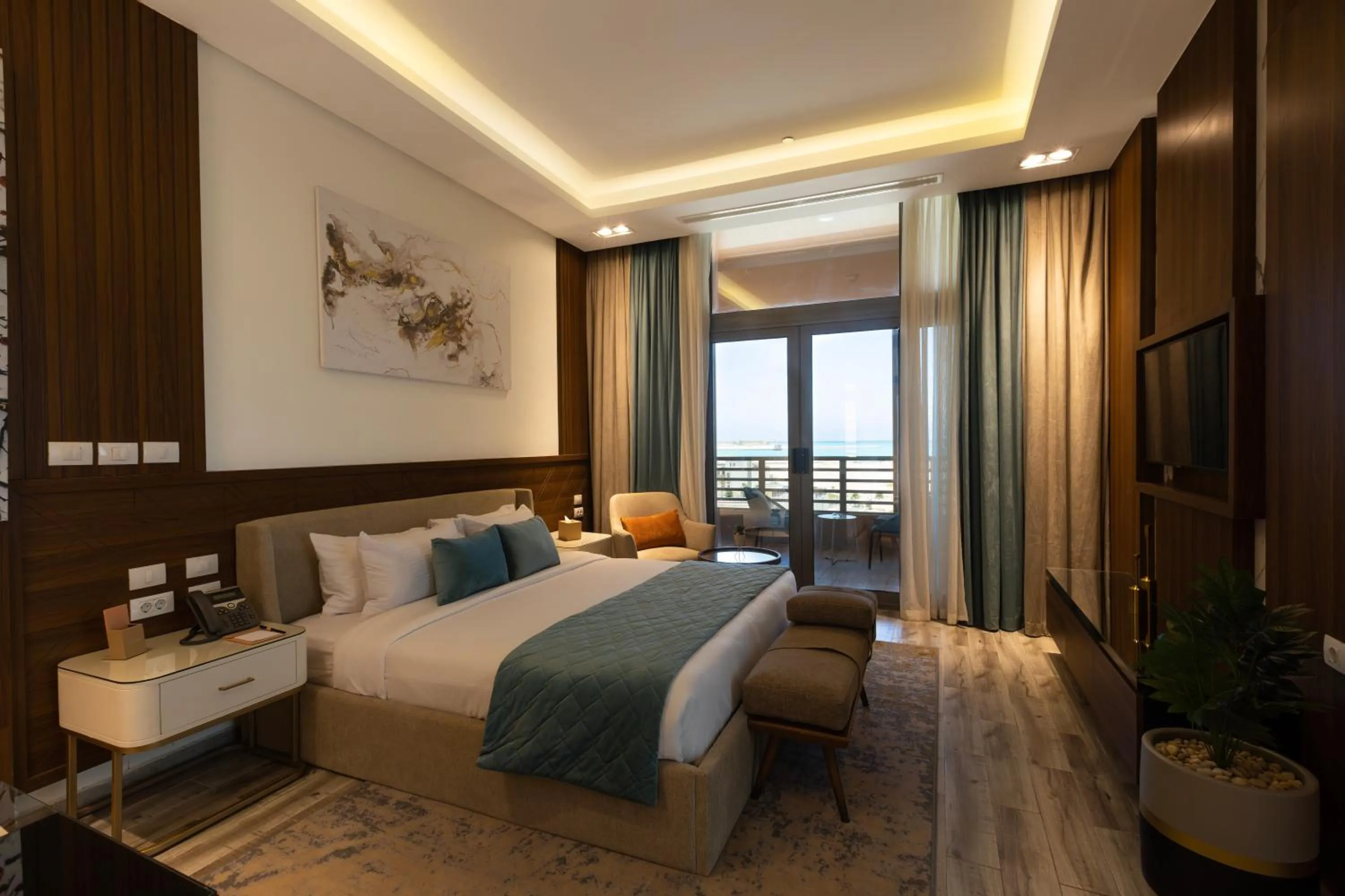 Bed in Gewan White Beach Resort-New Alamein