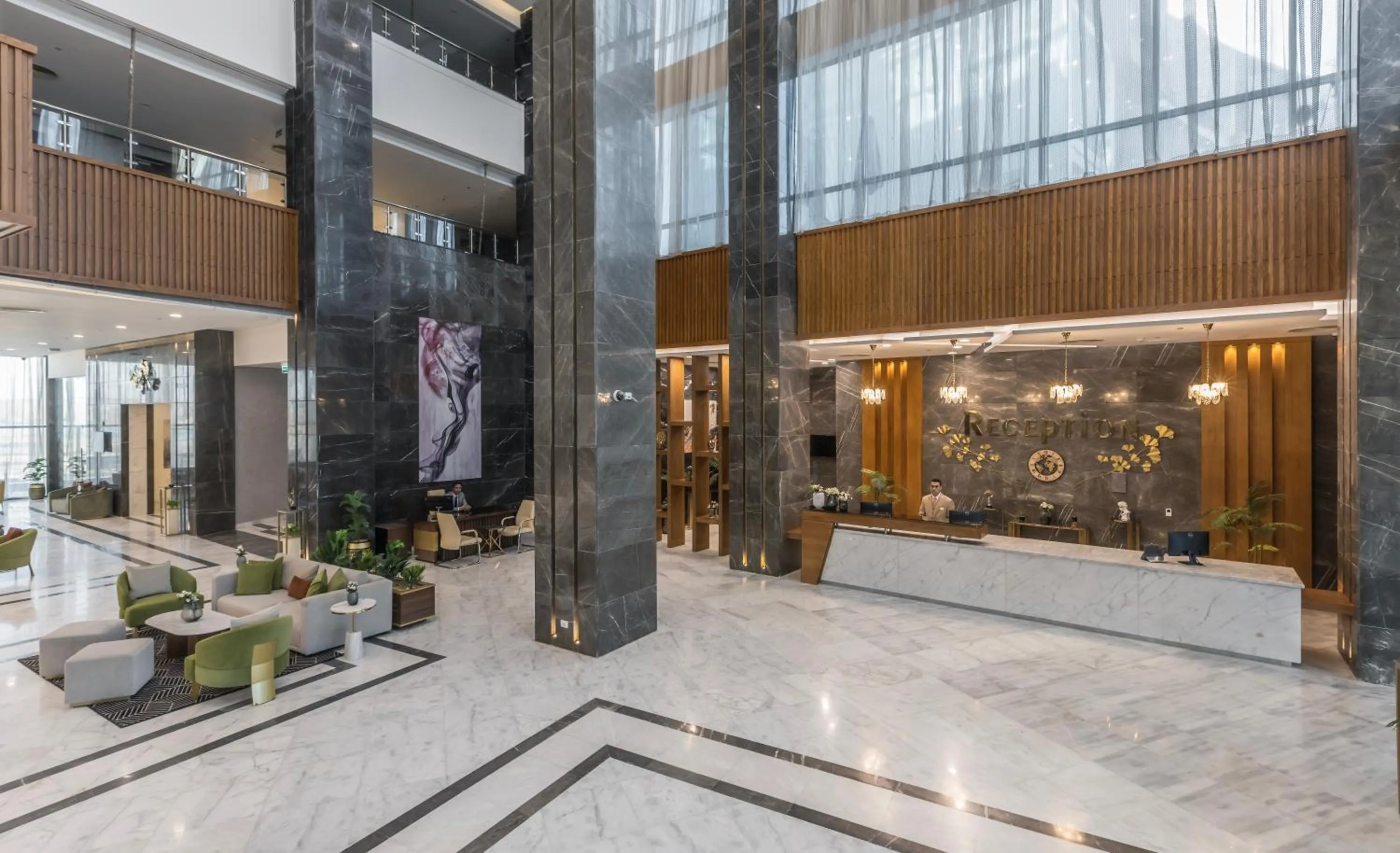 Lobby or reception in Gewan White Beach Resort-New Alamein