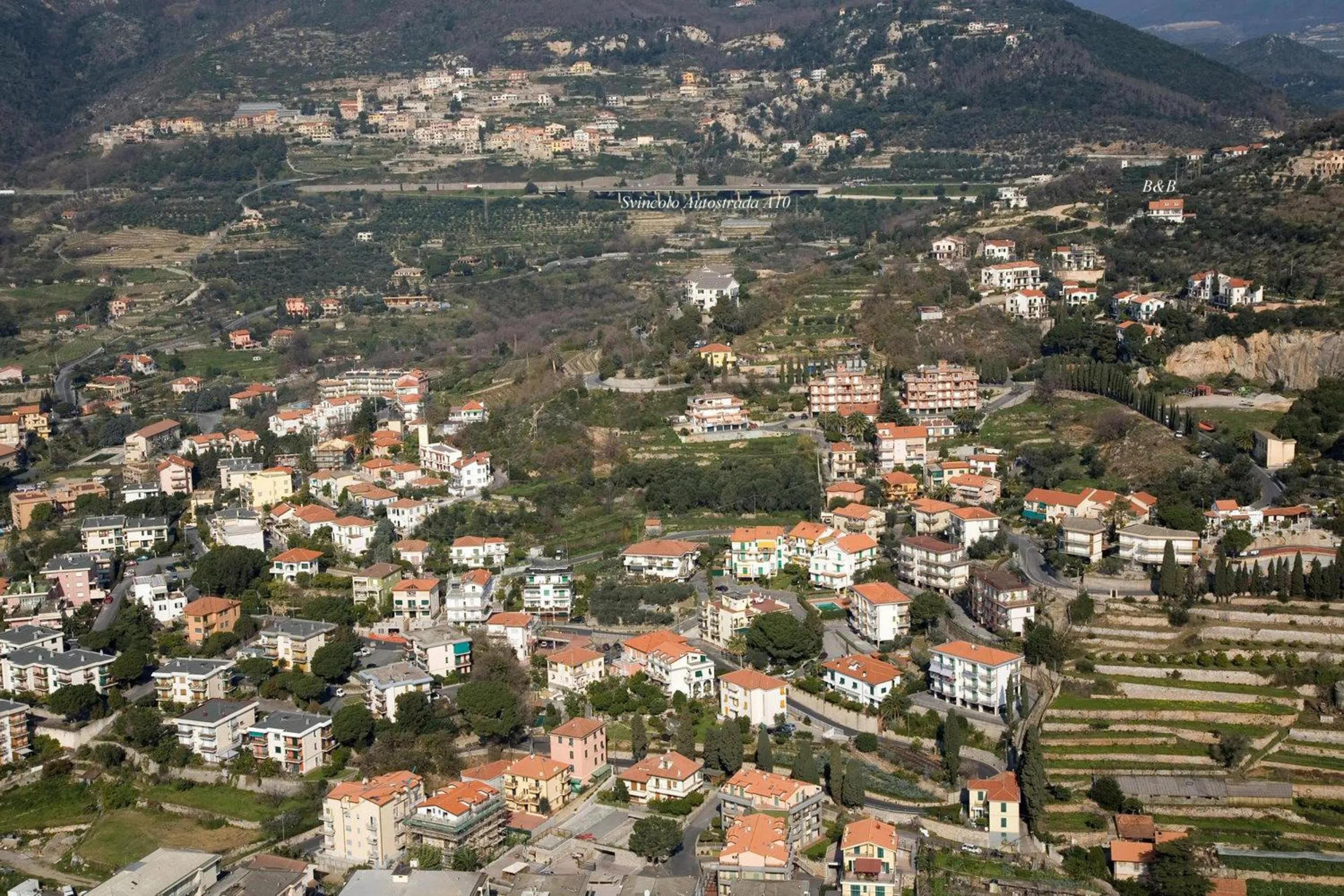Bird's eye view in Tra Gli Ulivi