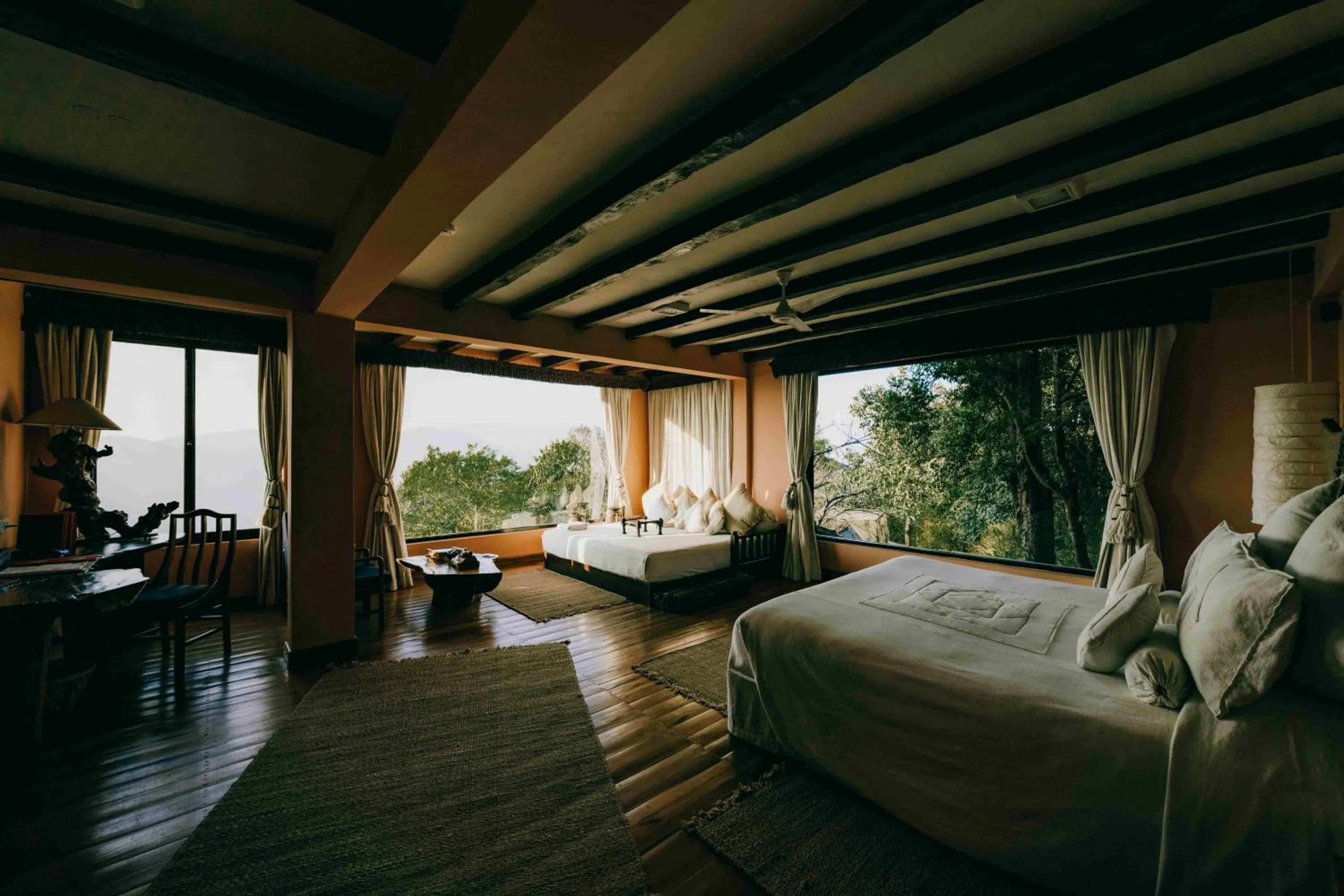 Bed in Dwarika's Sanctuary