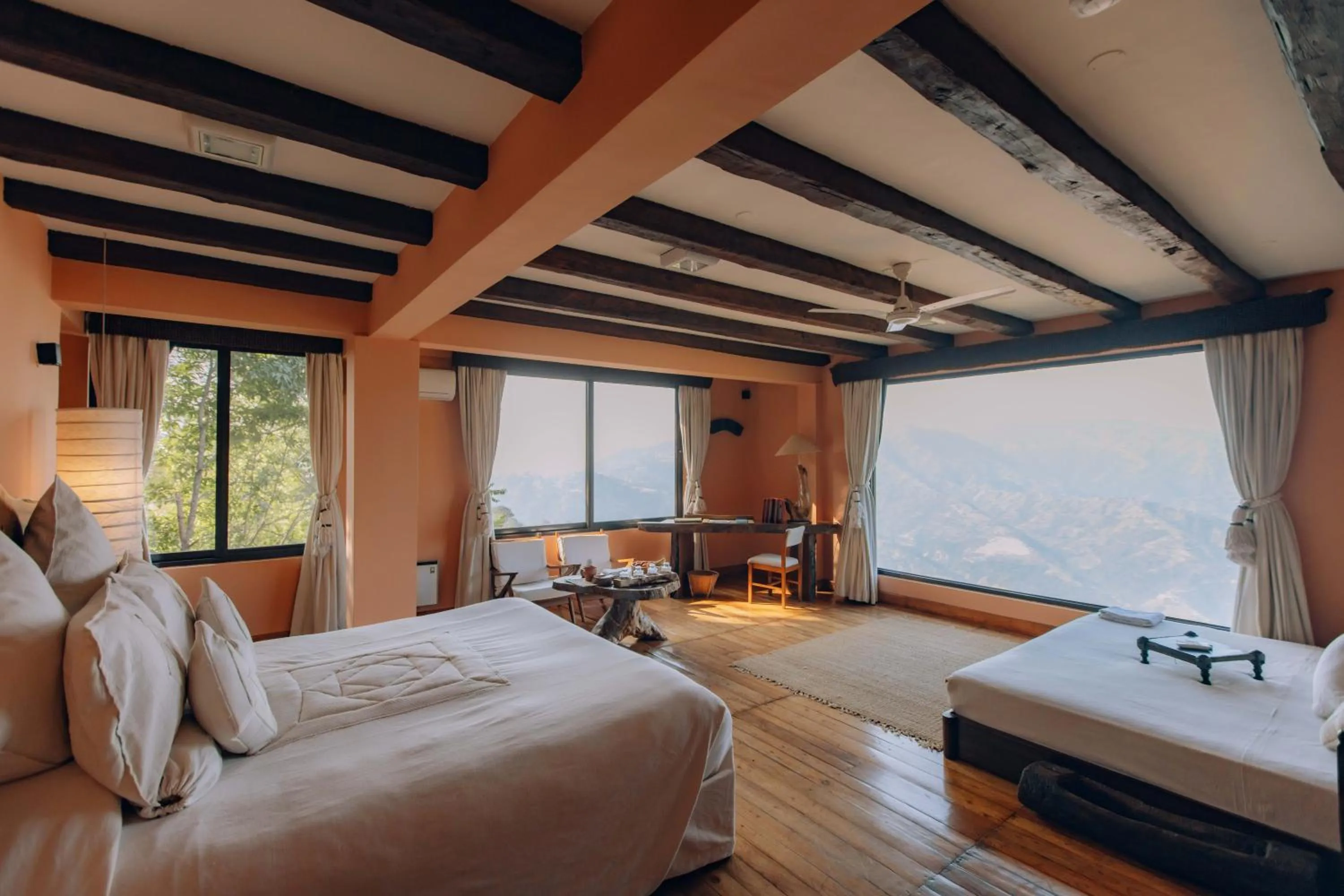 Bed in Dwarika's Sanctuary