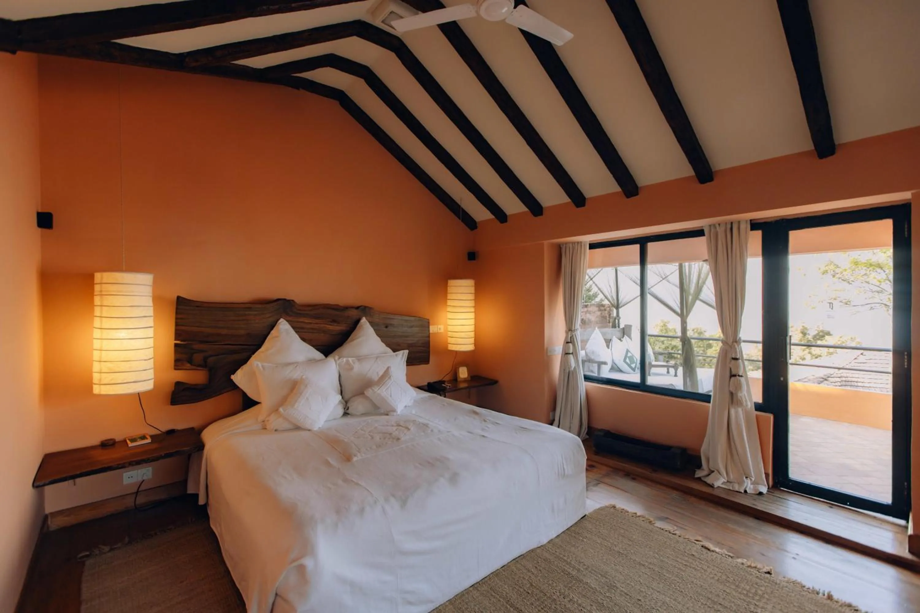 Bed in Dwarika's Sanctuary