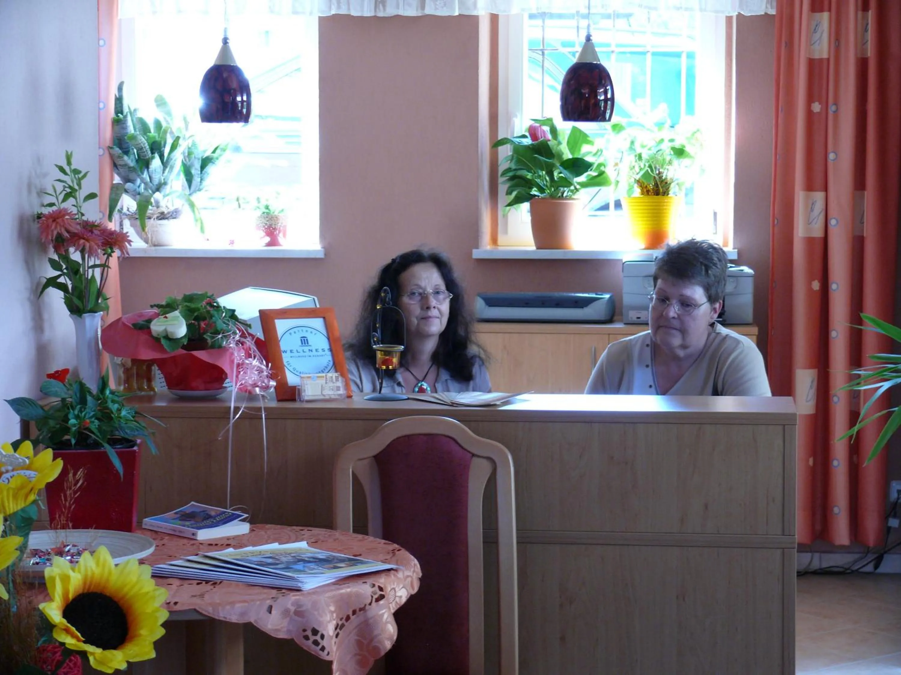 Lobby or reception in Pension Kreisel