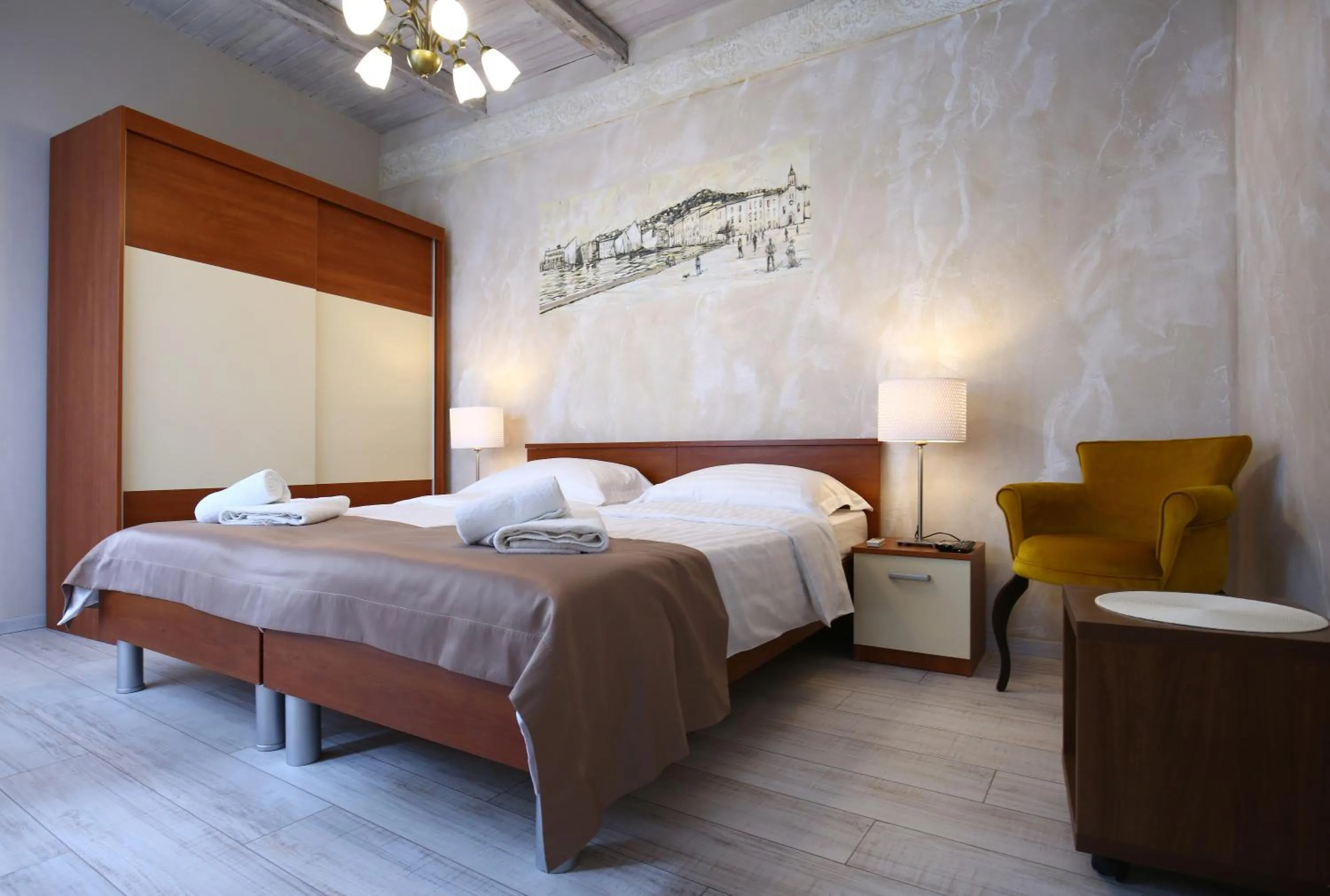 Bed in Luxury Lidija Rooms