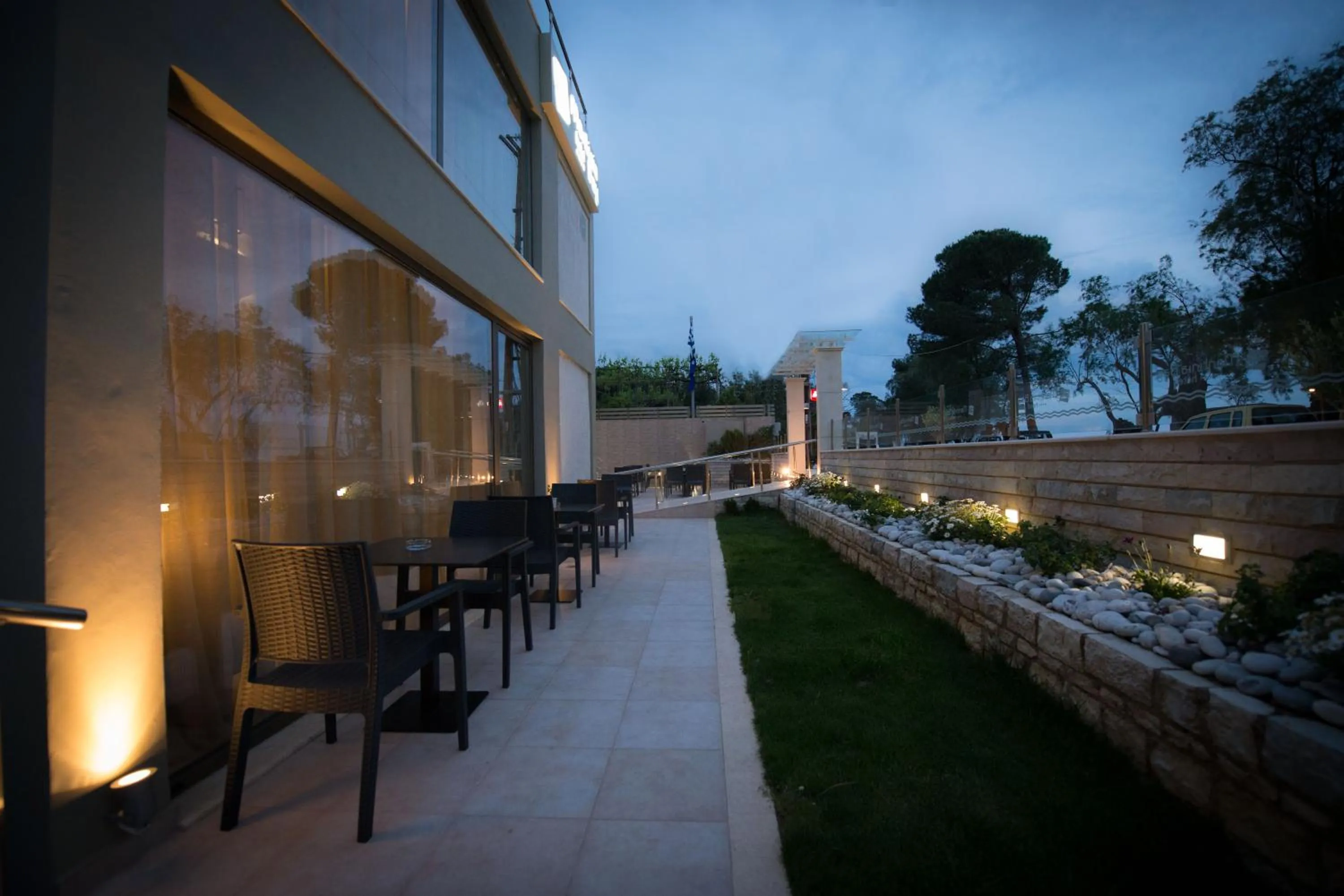 Lounge or bar in Mantinia Bay Hotel