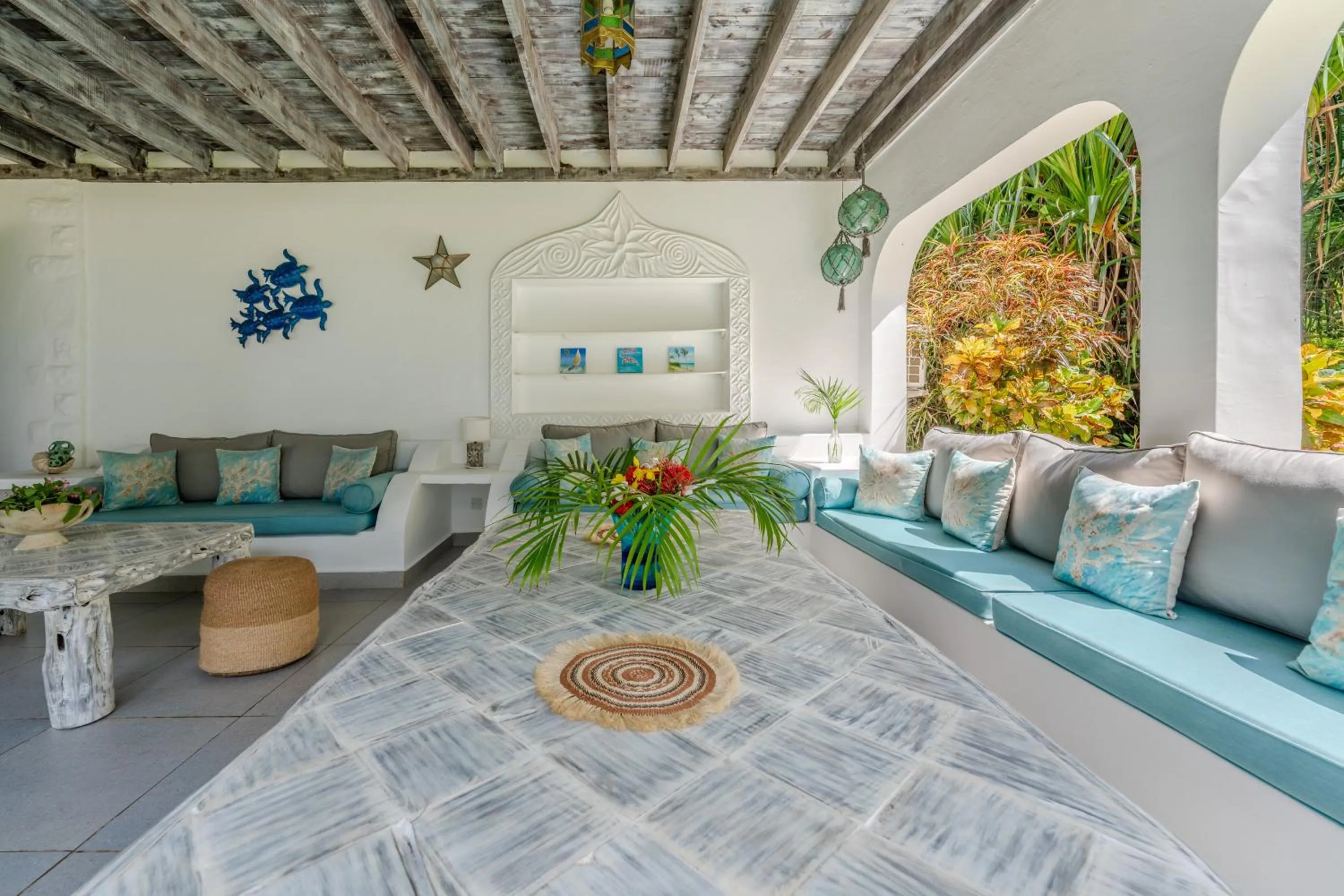 Seating area in Nomad Beach Resort