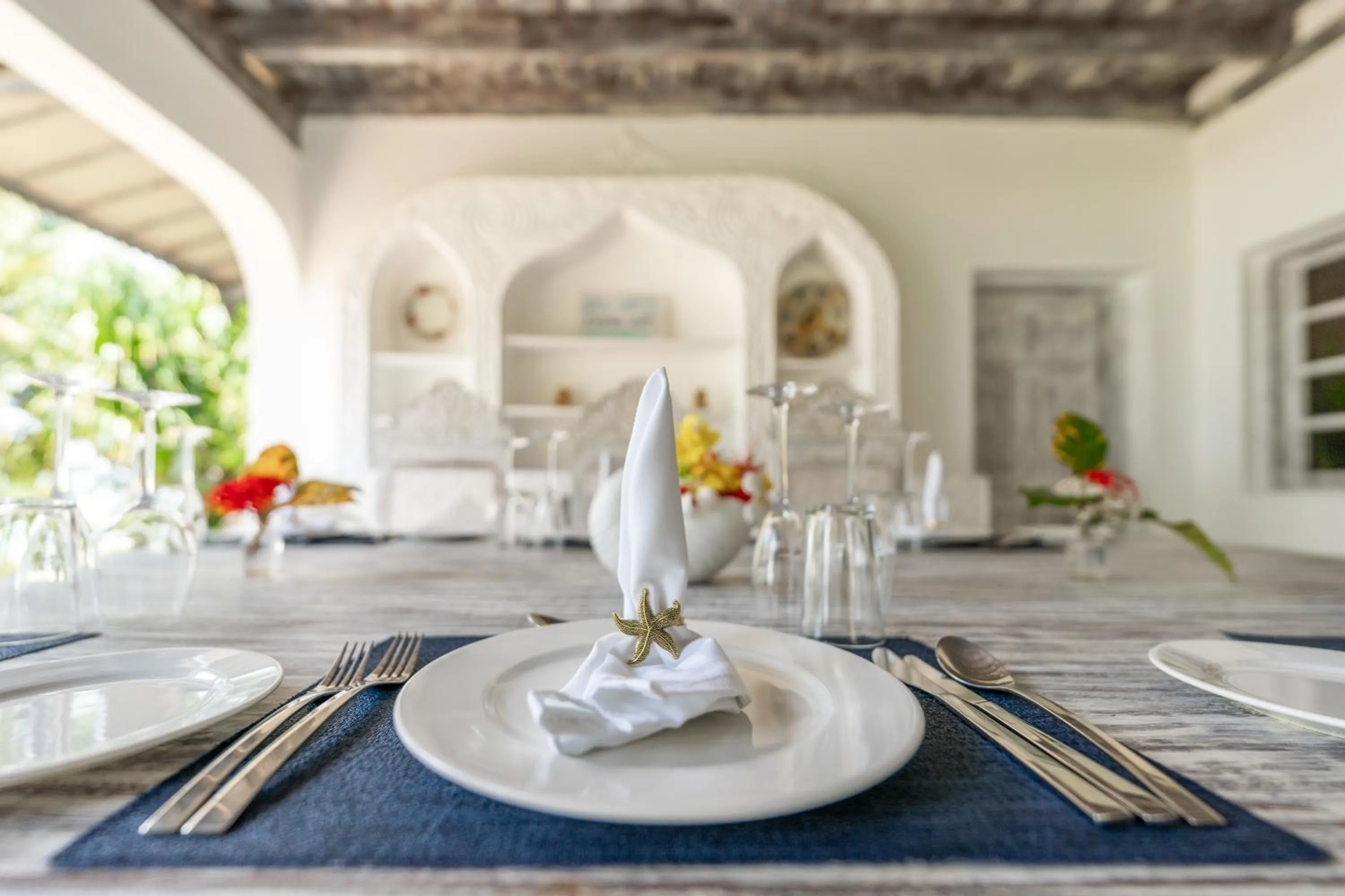 Dining area in Nomad Beach Resort