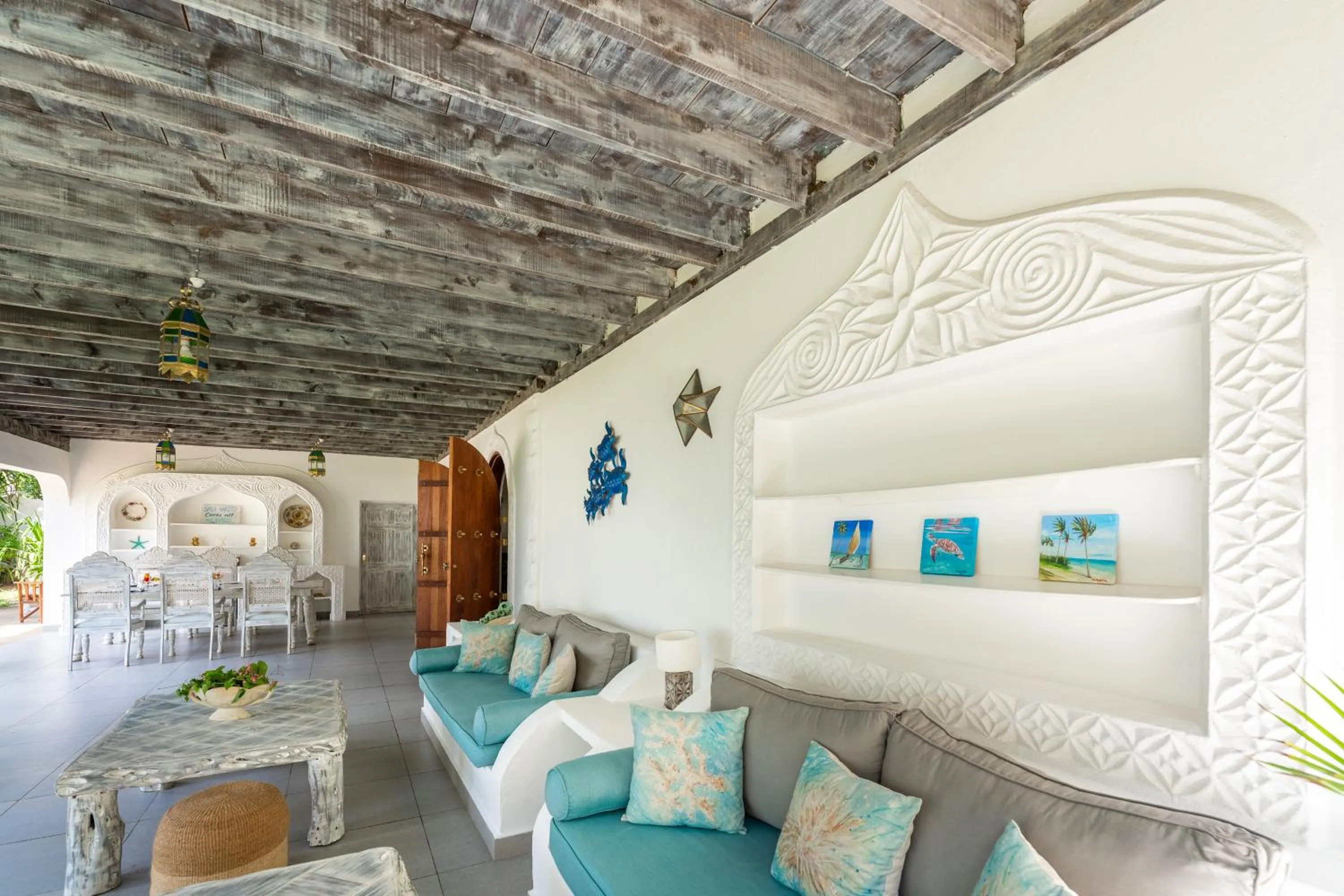 Seating area in Nomad Beach Resort