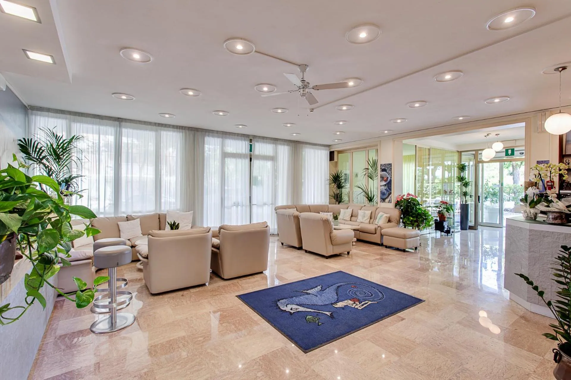 Lobby or reception in Hotel Silver