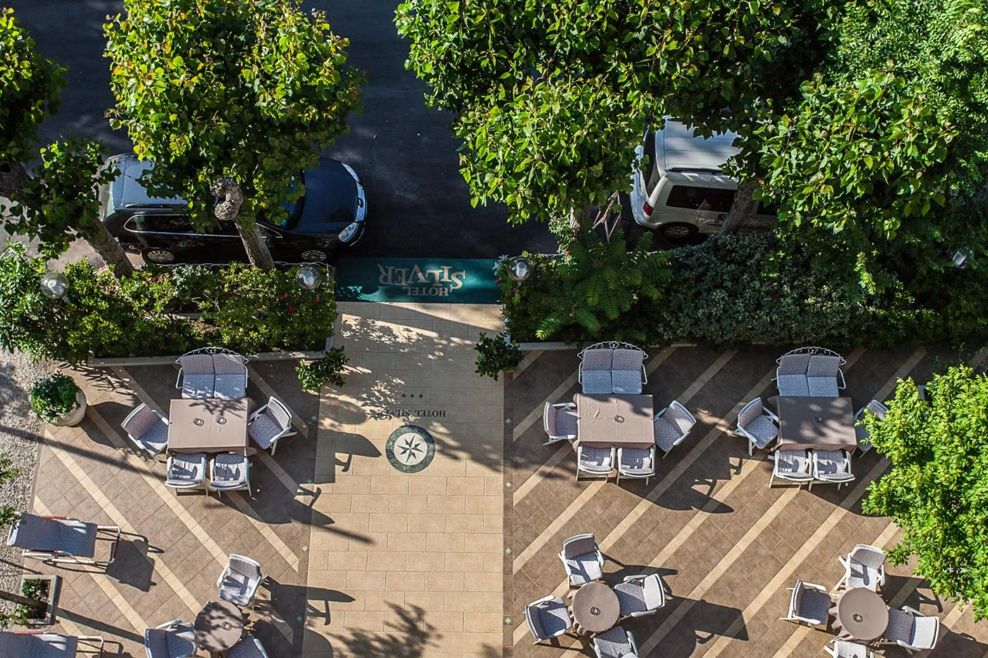 Patio in Hotel Silver
