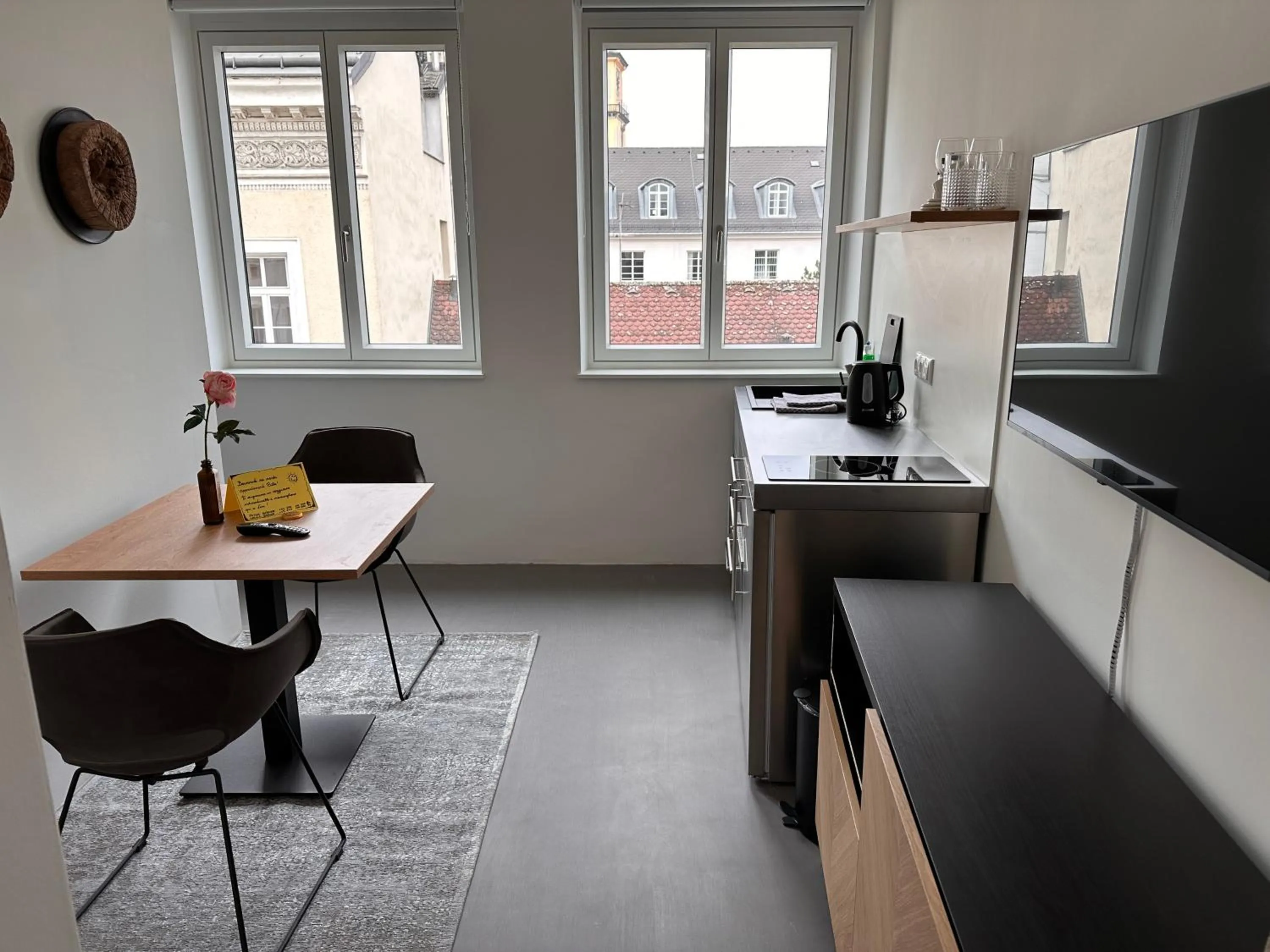 Kitchen or kitchenette in Rilke Apartments