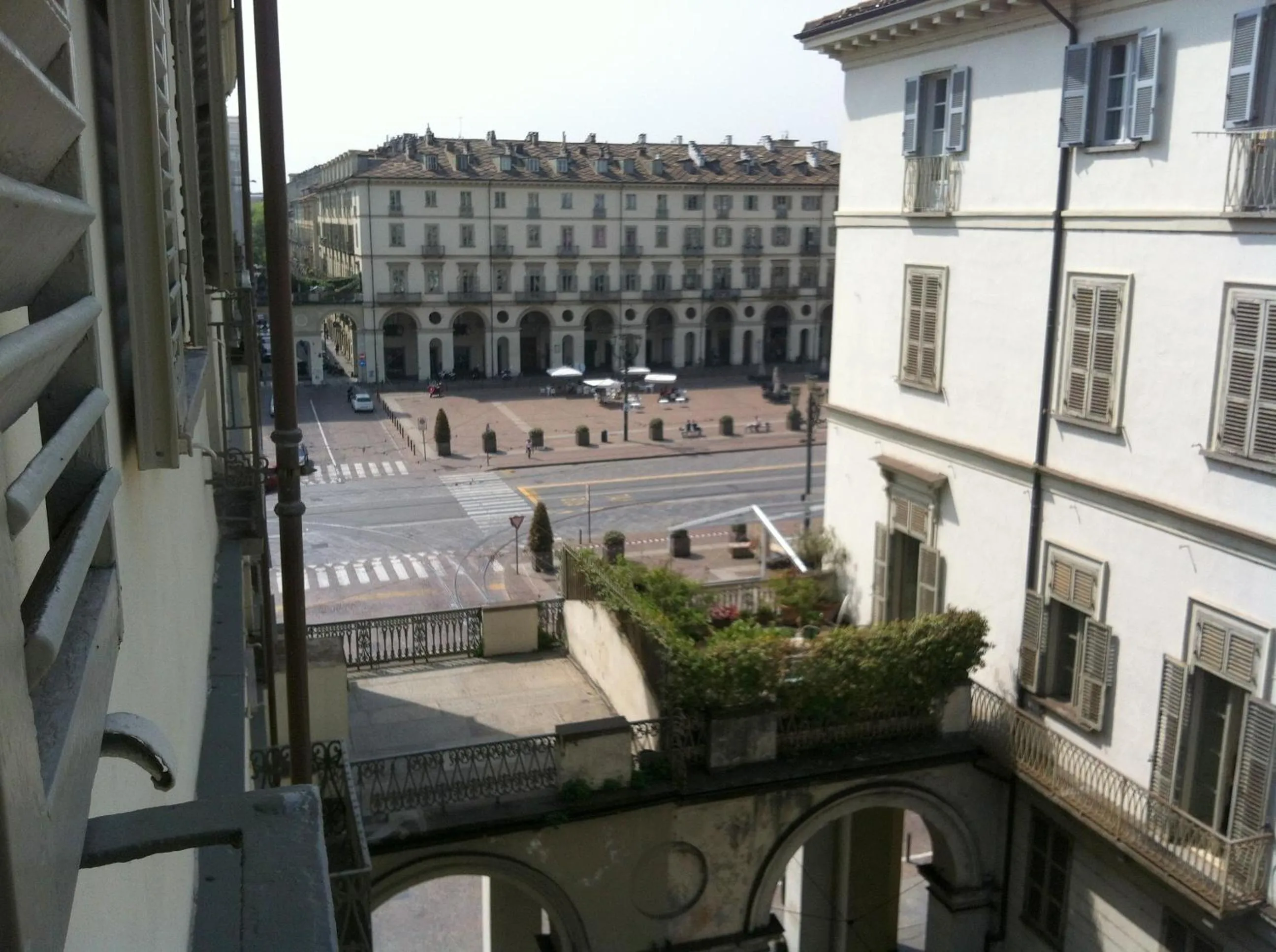Street view in Piazza Vittorio Suites