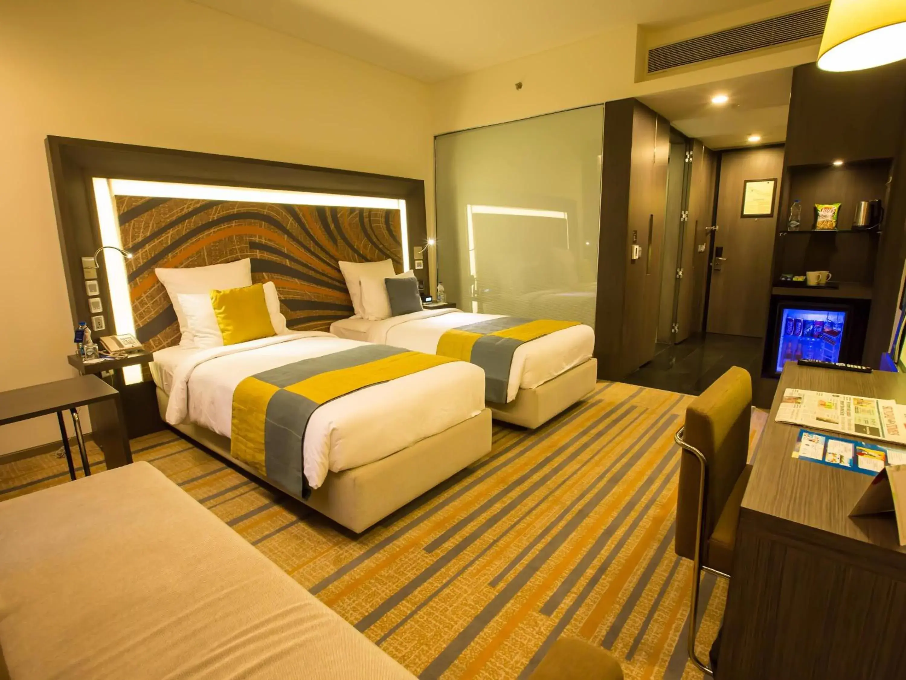Premier Twin Room with Lounge Access - single occupancy in Novotel Kolkata Hotel and Residences Premier Twin Room with Lounge Access - single occupancy in Novotel Kolkata Hotel and Residences