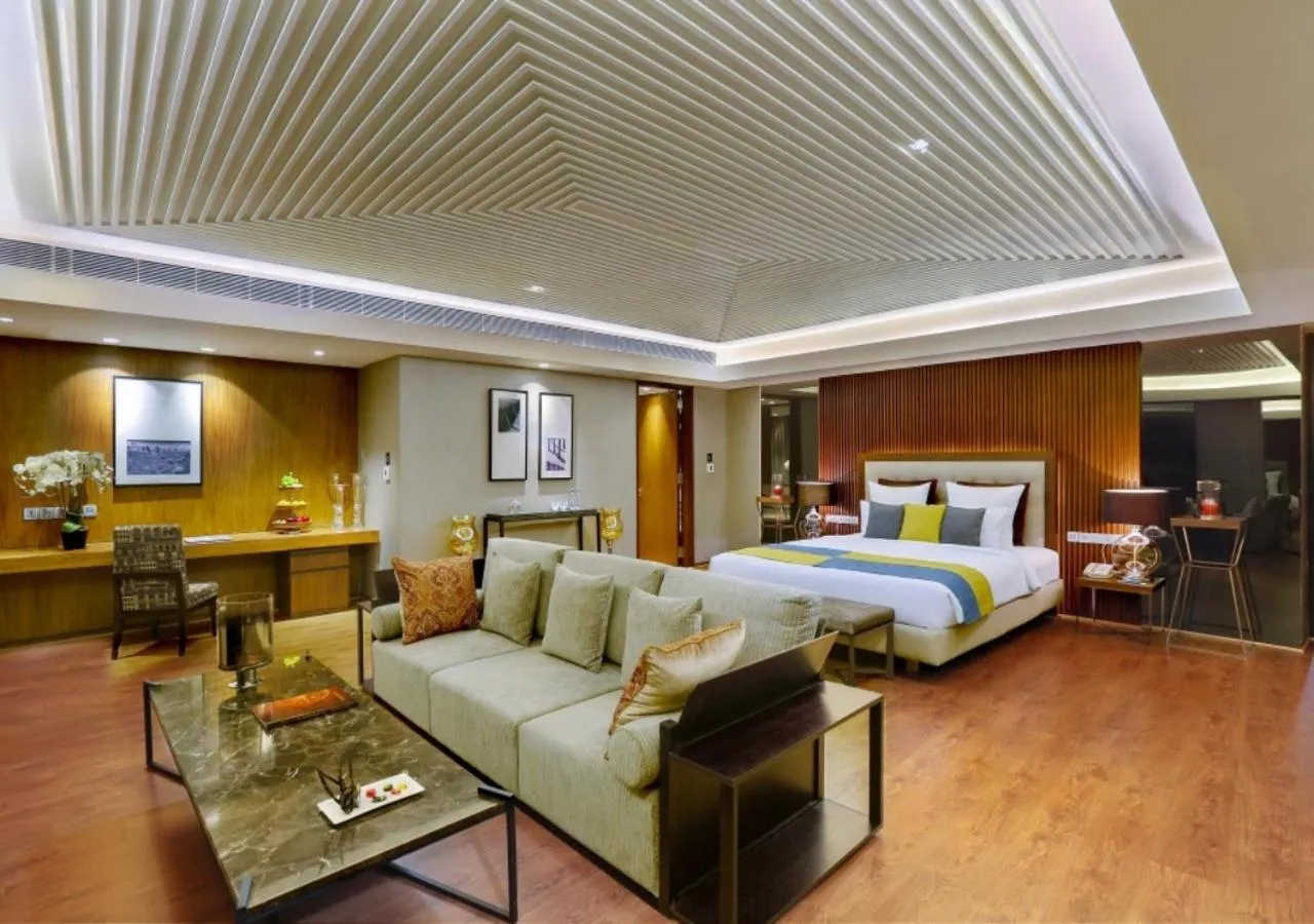 Photo of the whole room, Bed in Novotel Kolkata Hotel and Residences