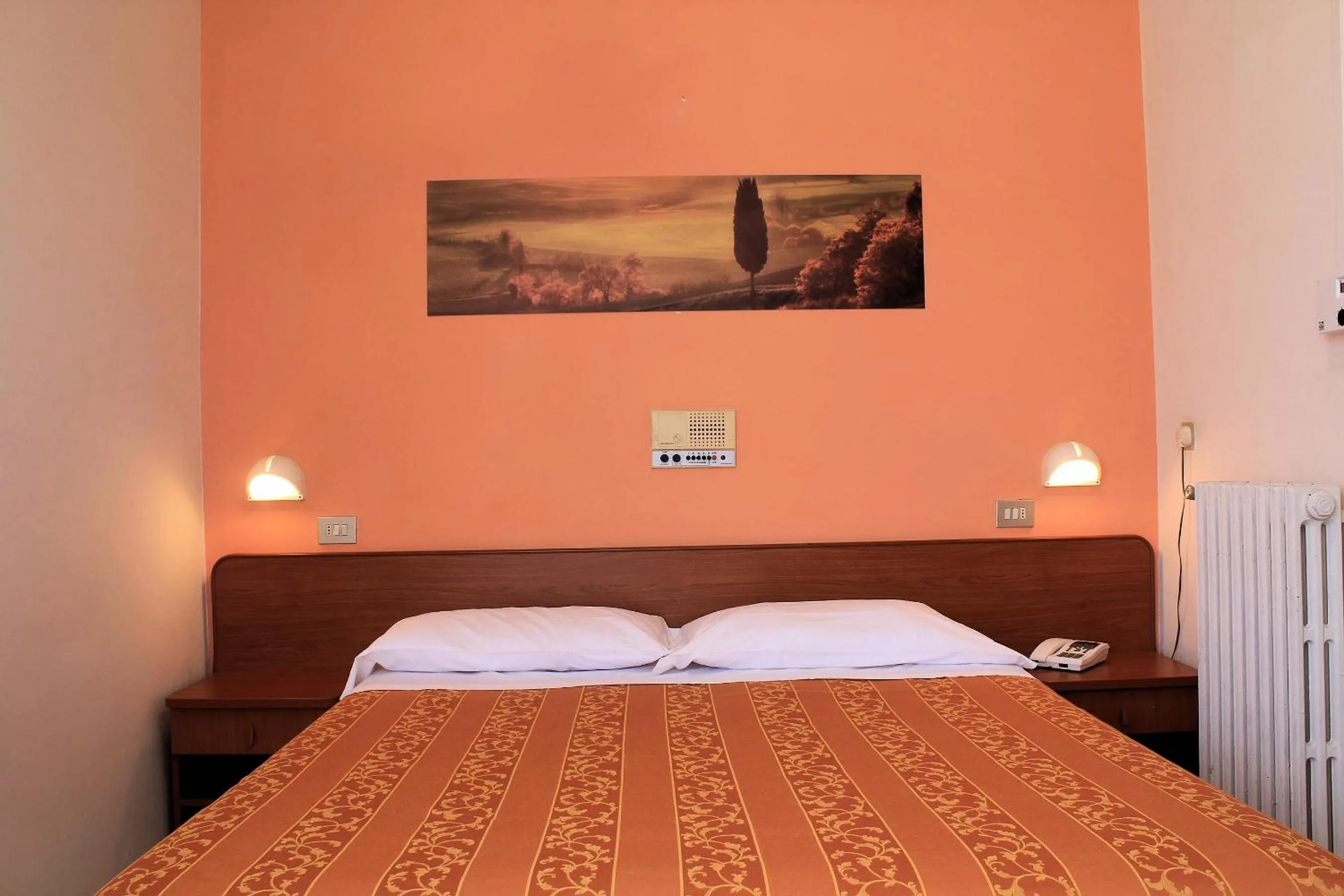 Bed in Hotel Saturno