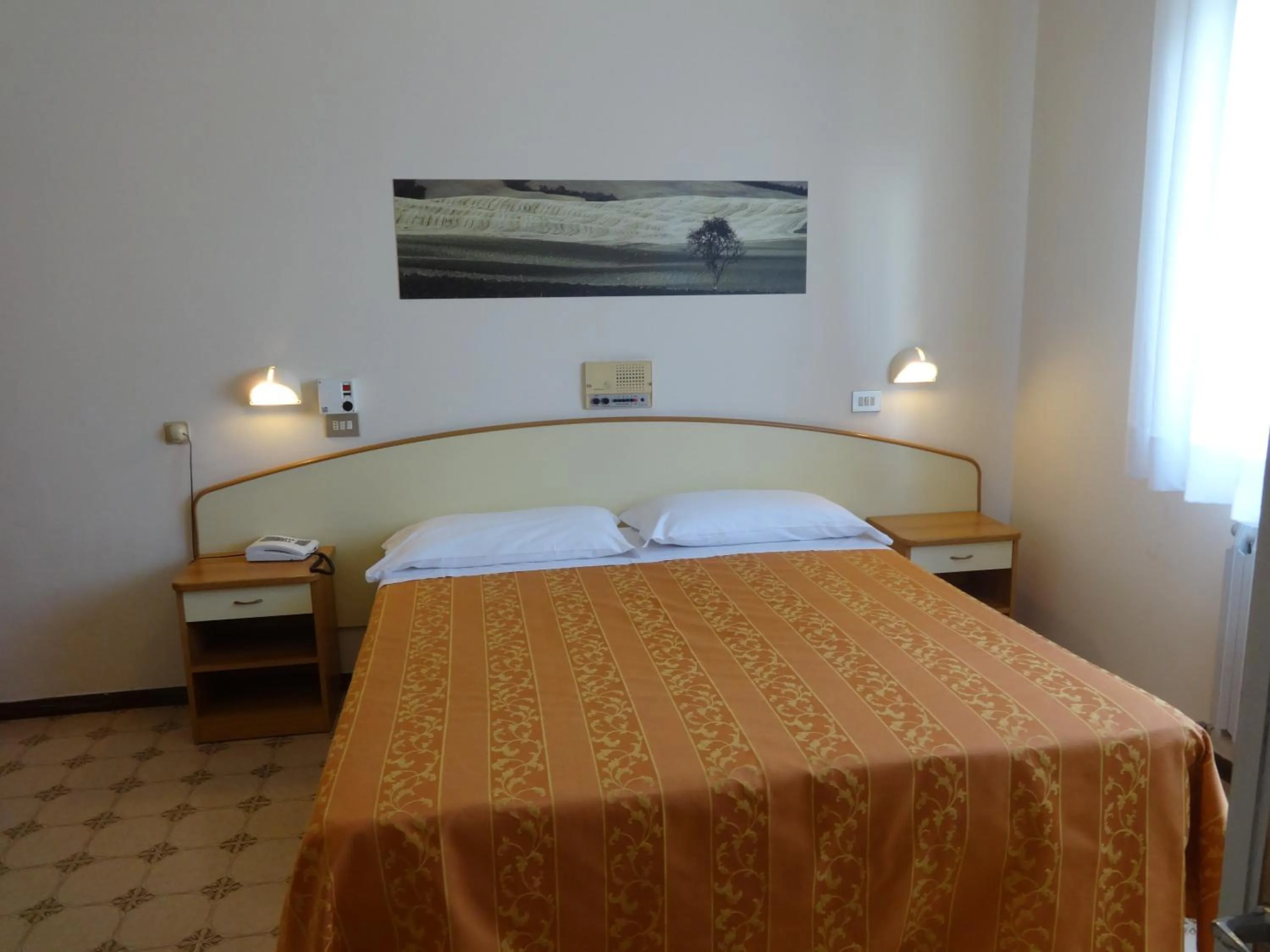 Bed in Hotel Saturno