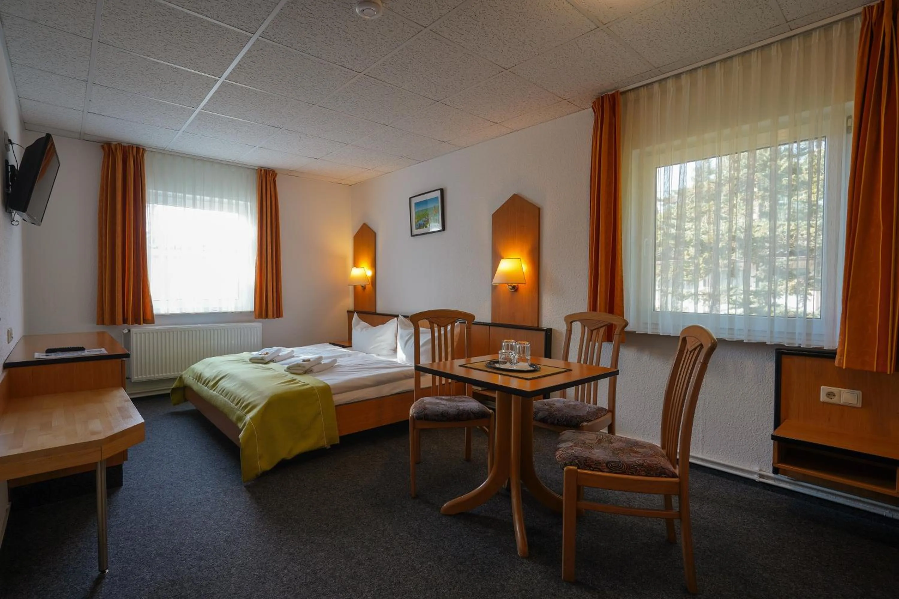 Photo of the whole room, Bed in Hotel Seeschlösschen