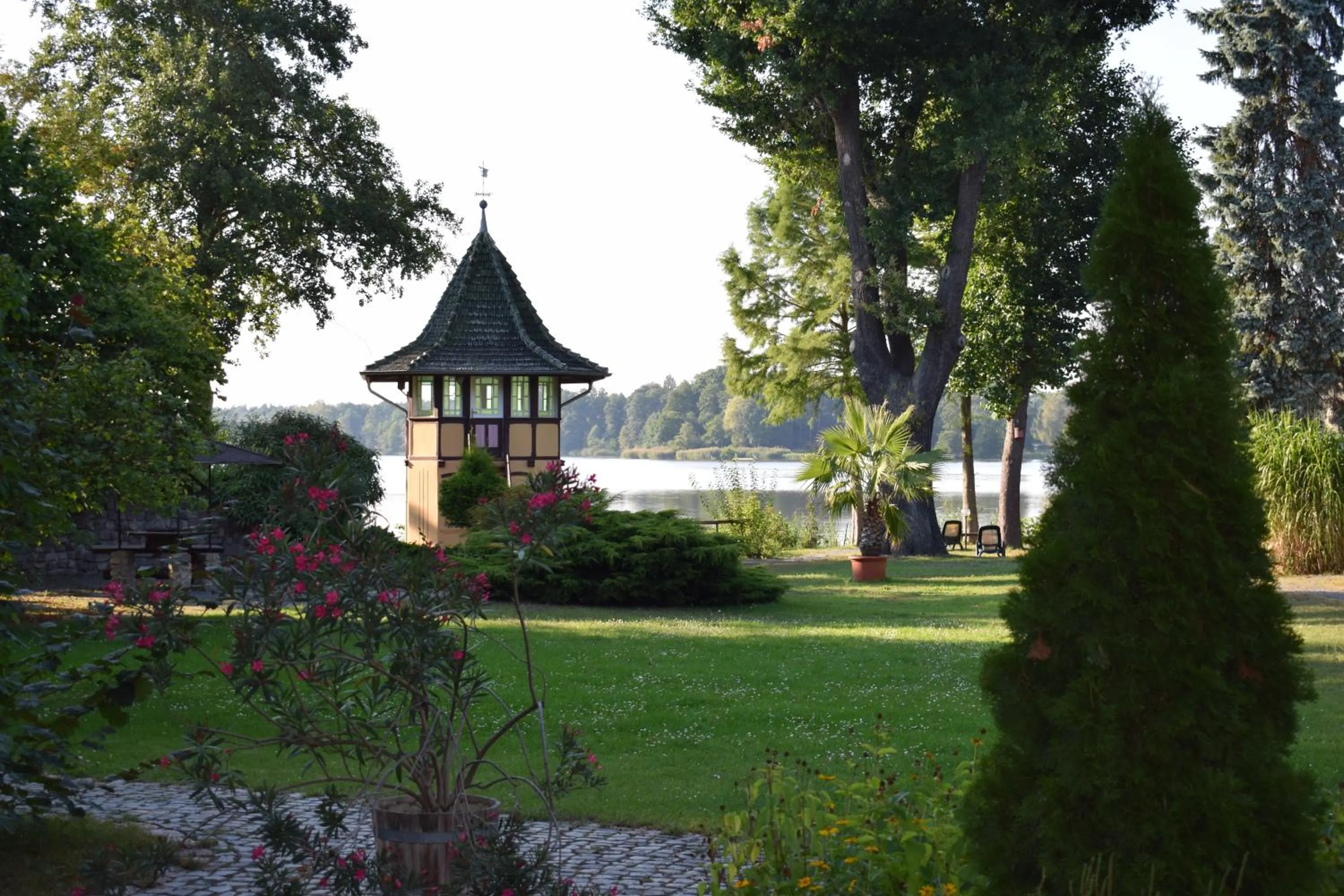 Garden view in Hotel Seeschlösschen