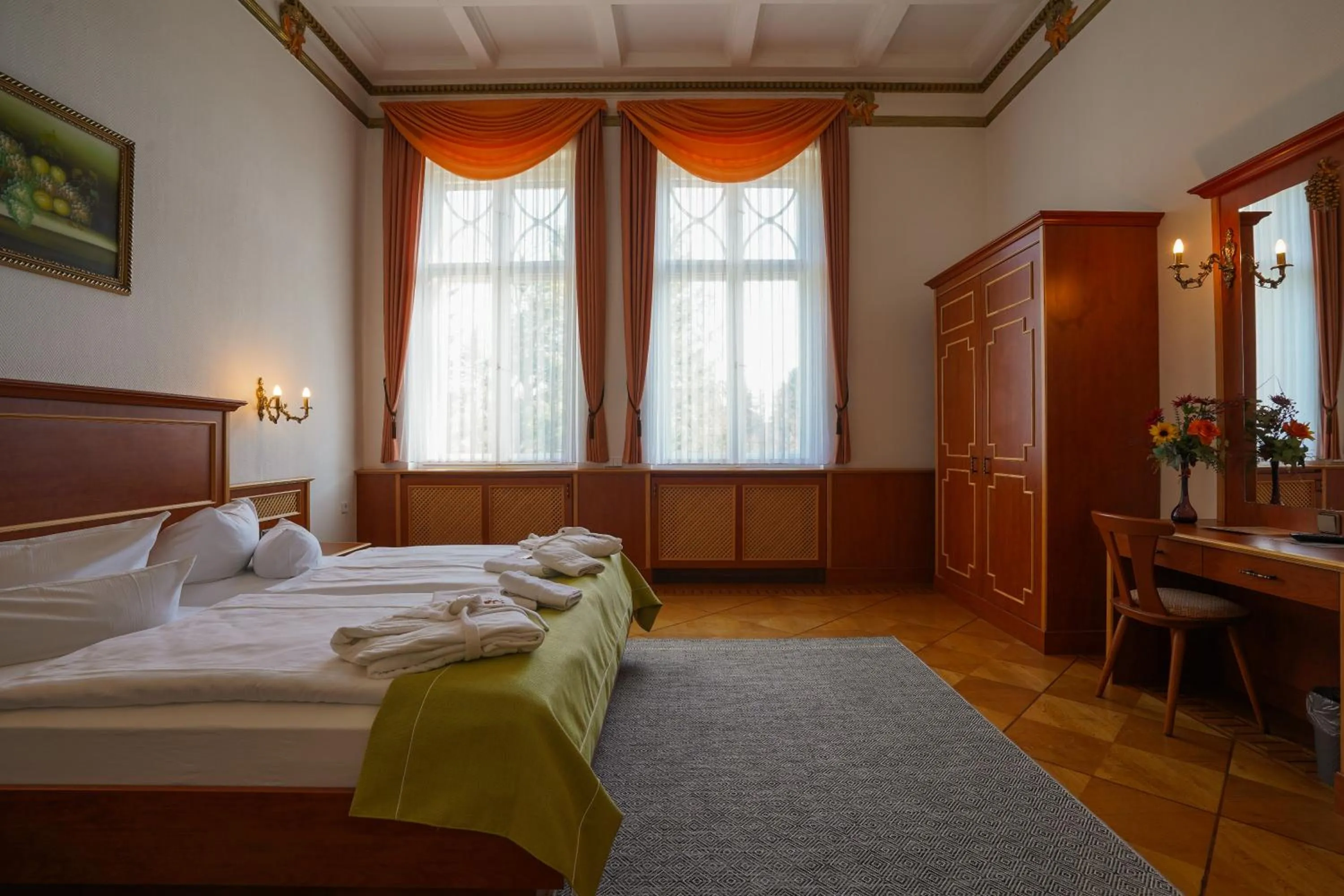 Photo of the whole room, Bed in Hotel Seeschlösschen
