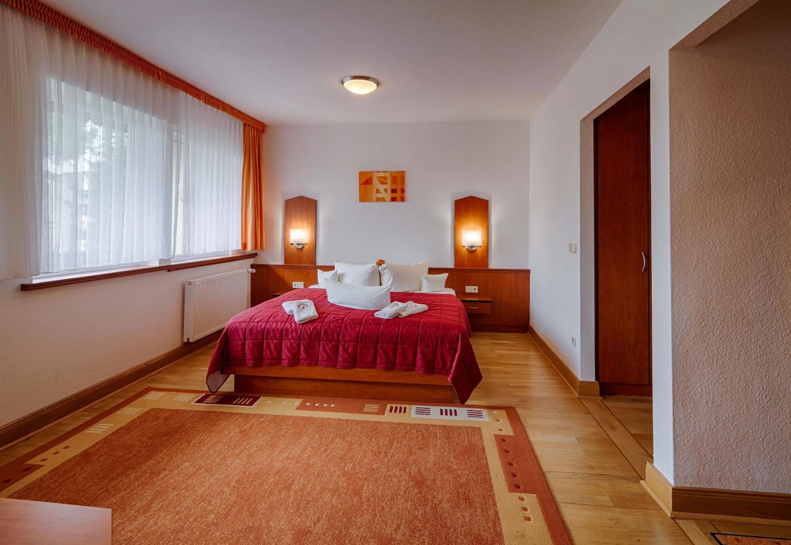 Photo of the whole room, Bed in Hotel Seeschlösschen