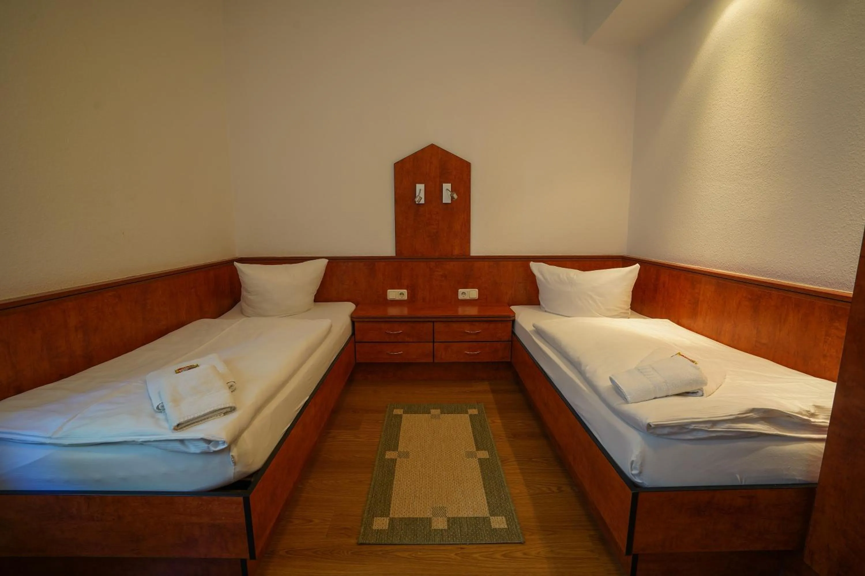 Photo of the whole room, Bed in Hotel Seeschlösschen