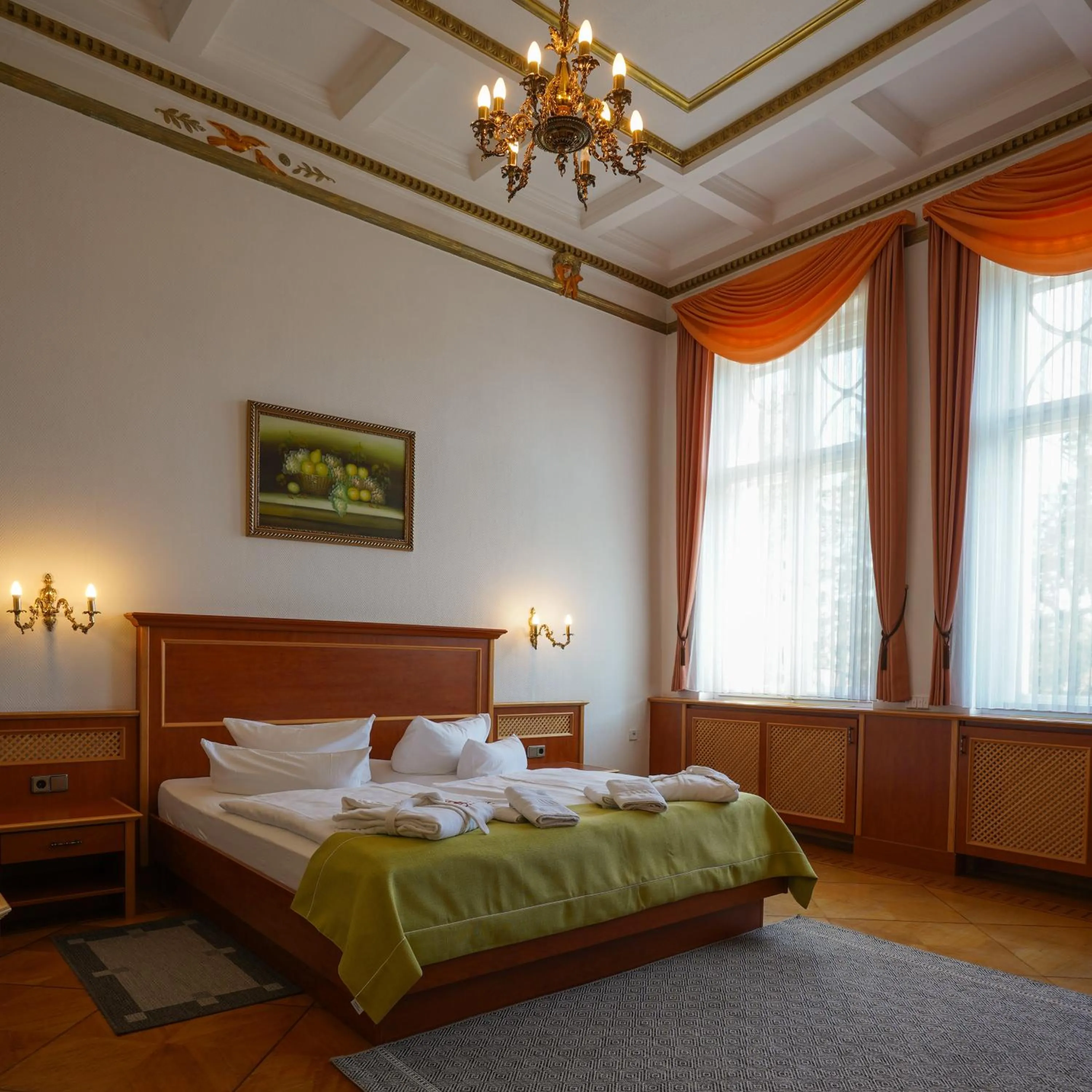 Photo of the whole room, Bed in Hotel Seeschlösschen