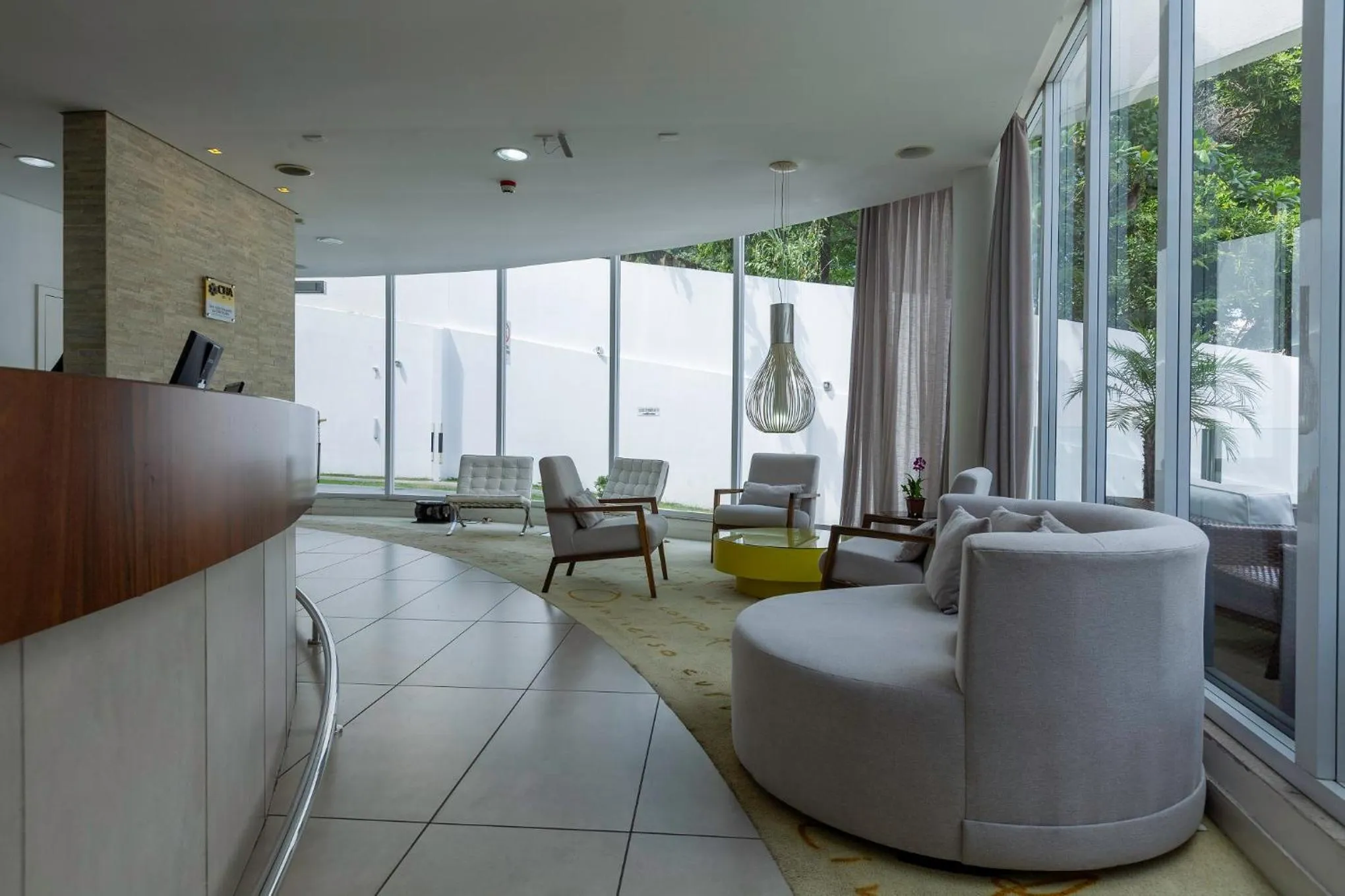 Lobby or reception in CHA Pampulha Design Hotel