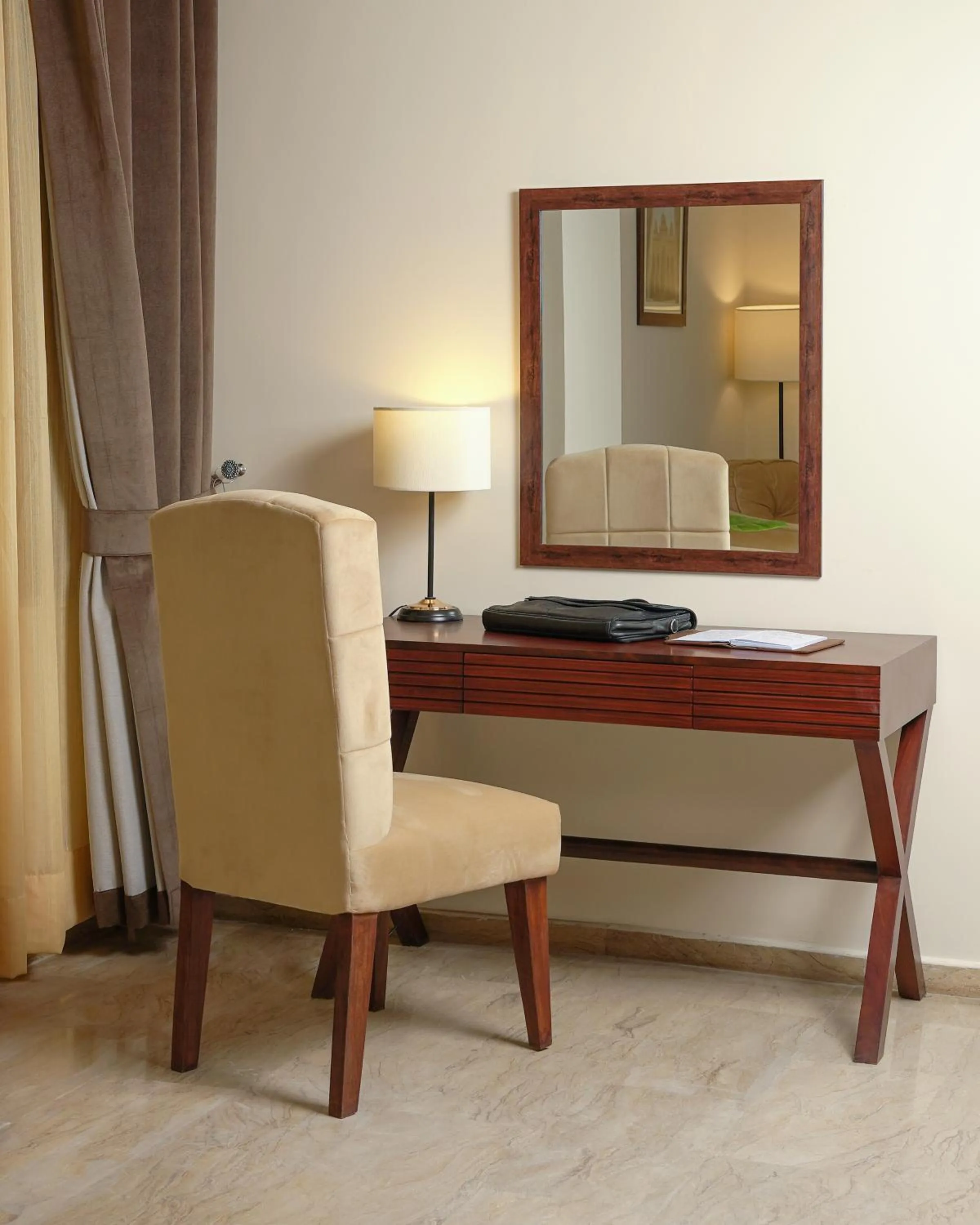 Seating area in Faletti's Express- Shimla Hill