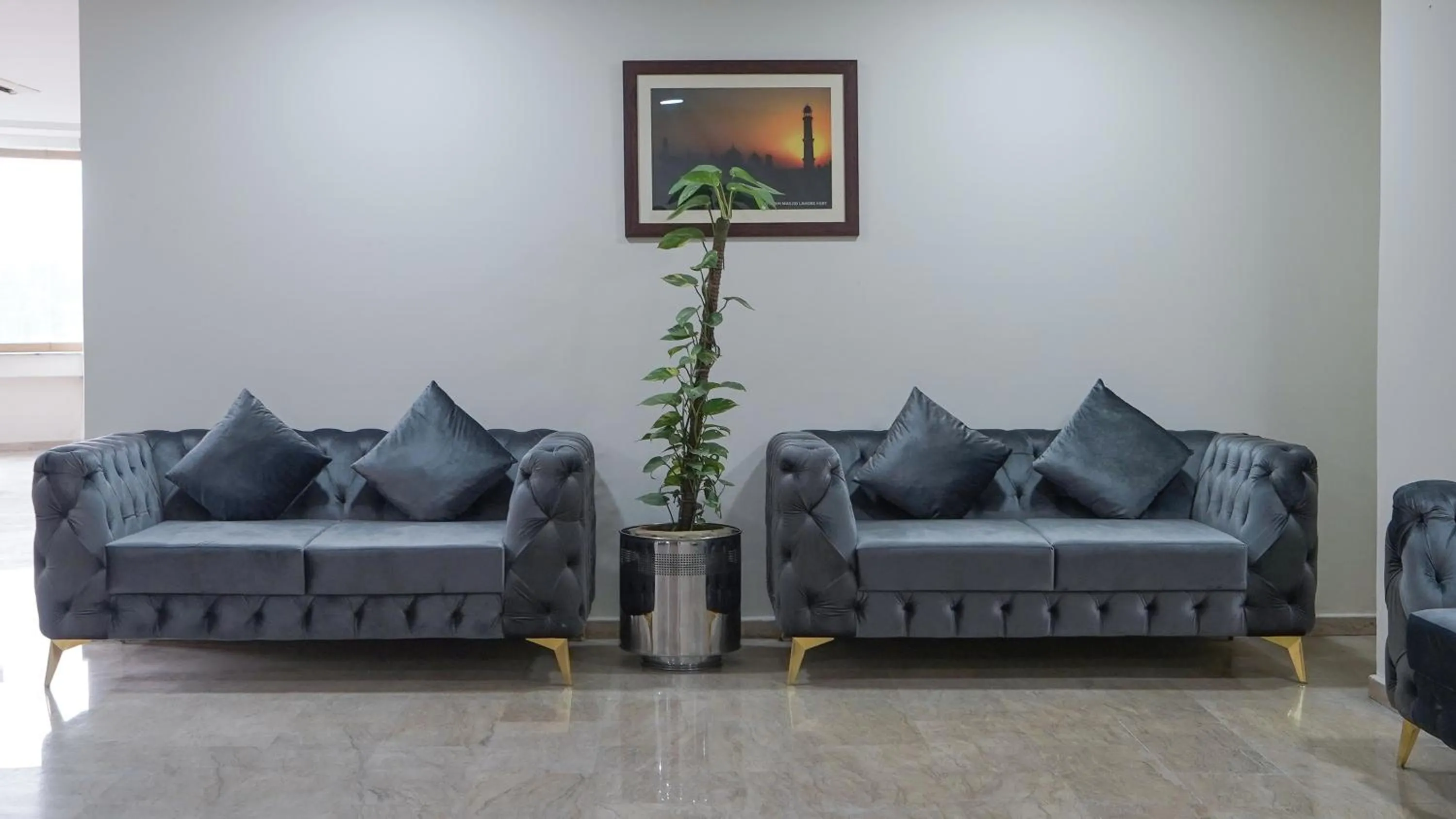 Seating area in Faletti's Express- Shimla Hill