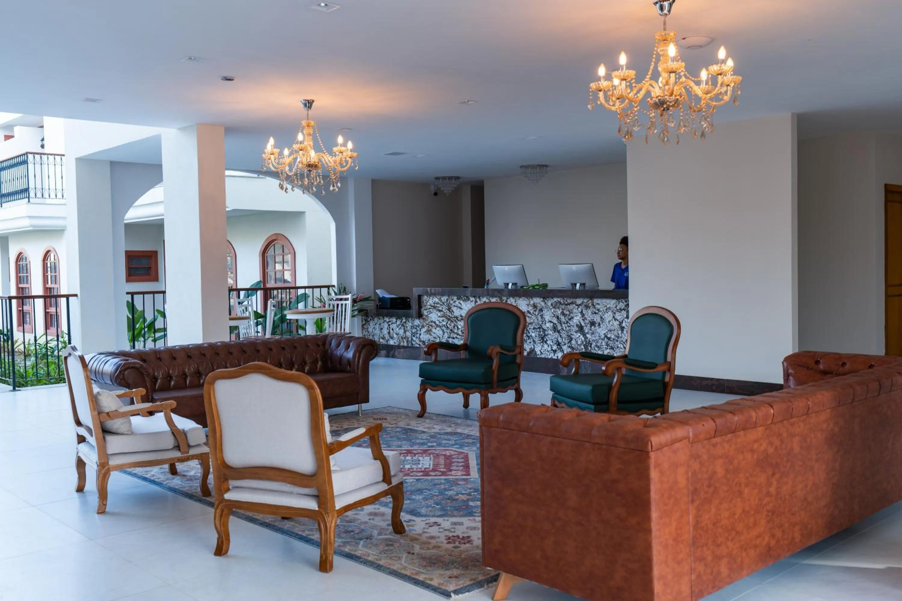 Lobby or reception in Resende Imperial Hotel & Spa