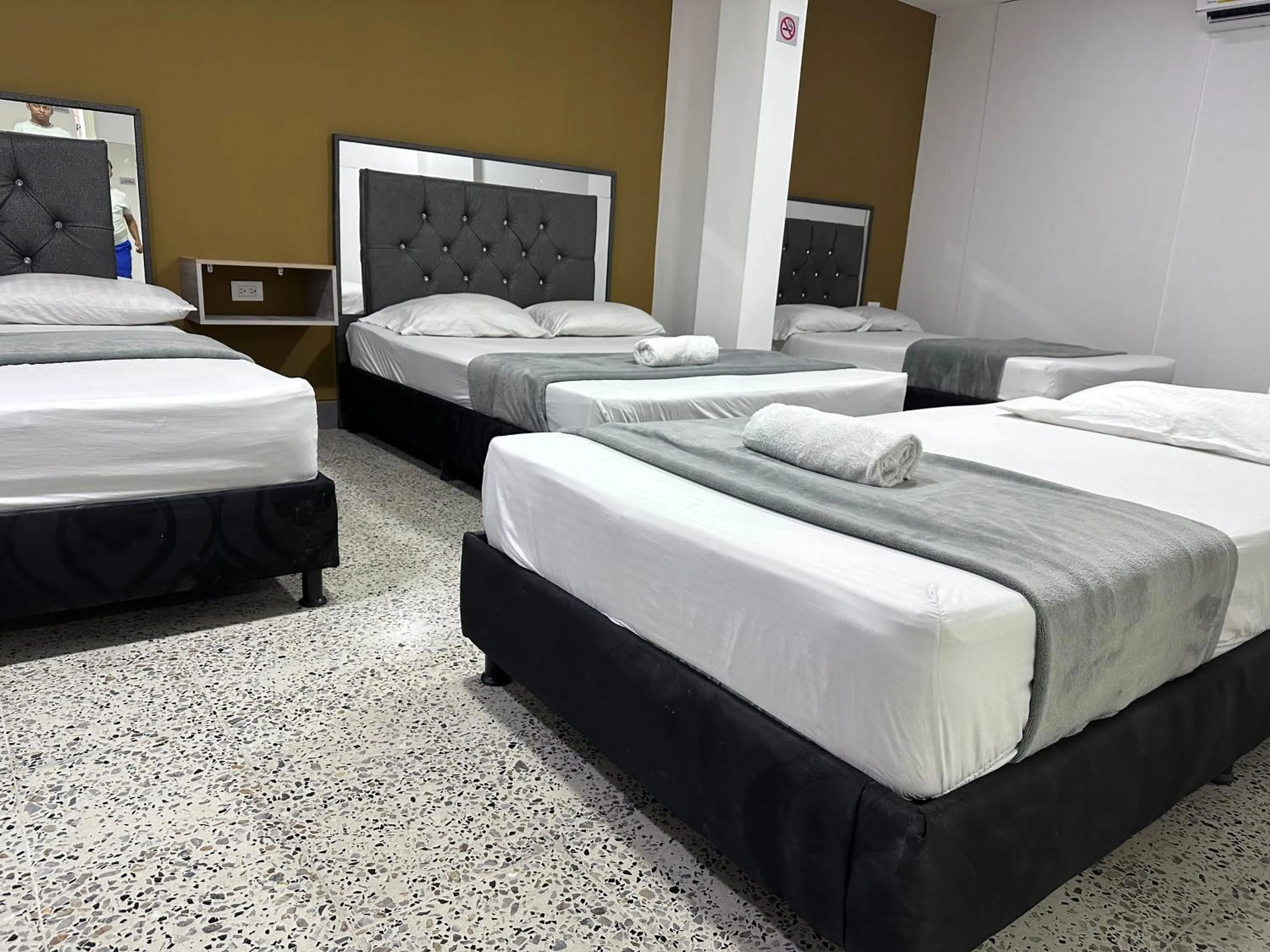 Bed in Hotel Guayacanes 70