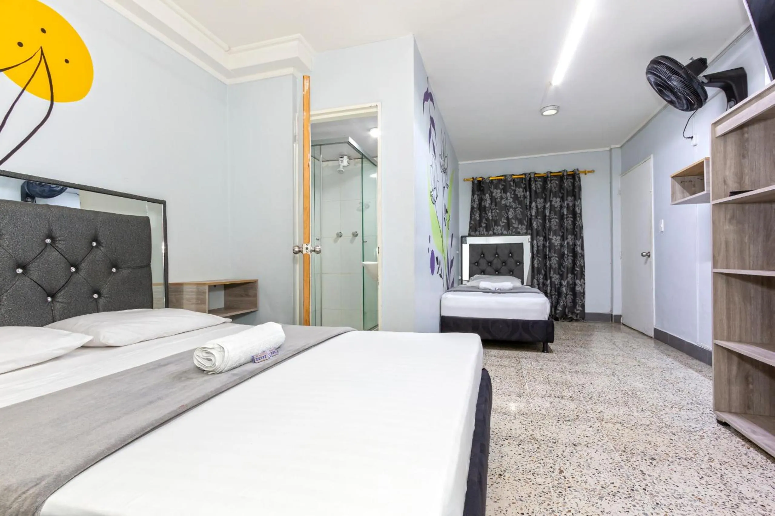 Bed in Hotel Guayacanes 70