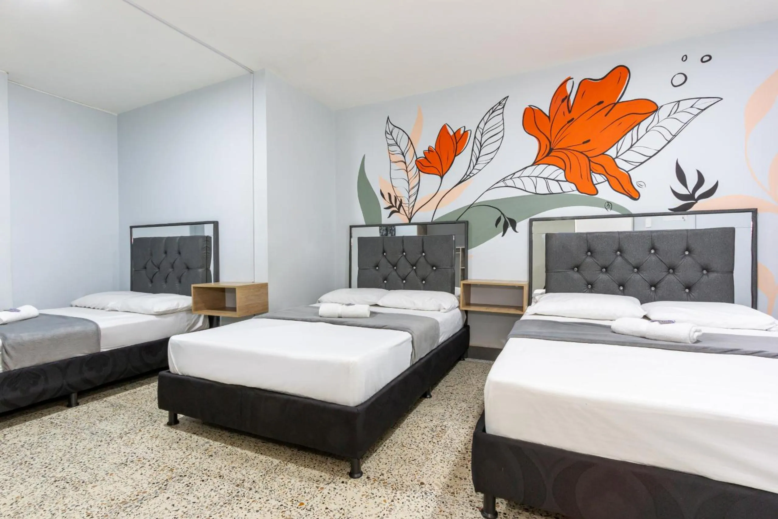 Bed in Hotel Guayacanes 70