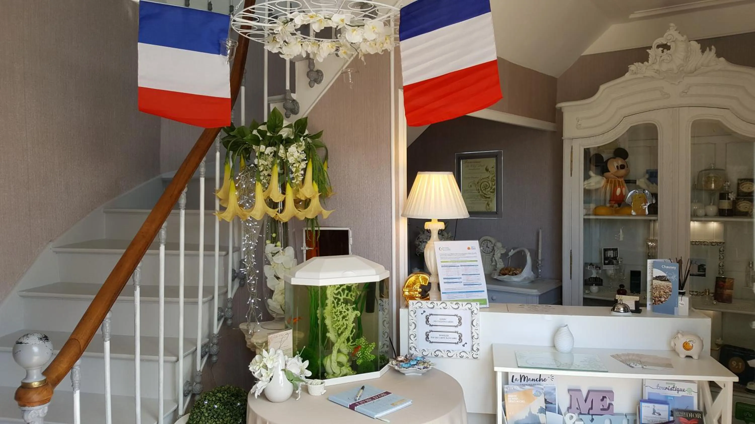 Lobby or reception in La Clef Dort