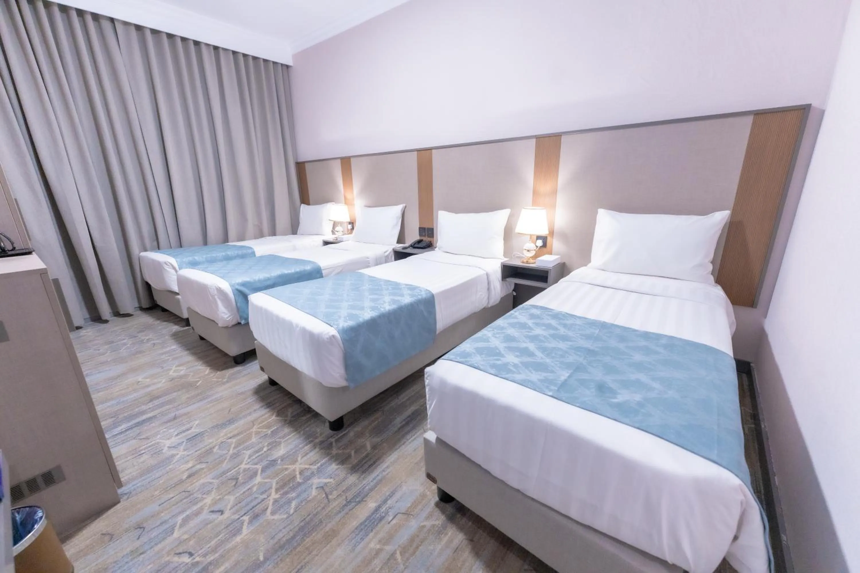 Bed in Araek Taiba Hotel