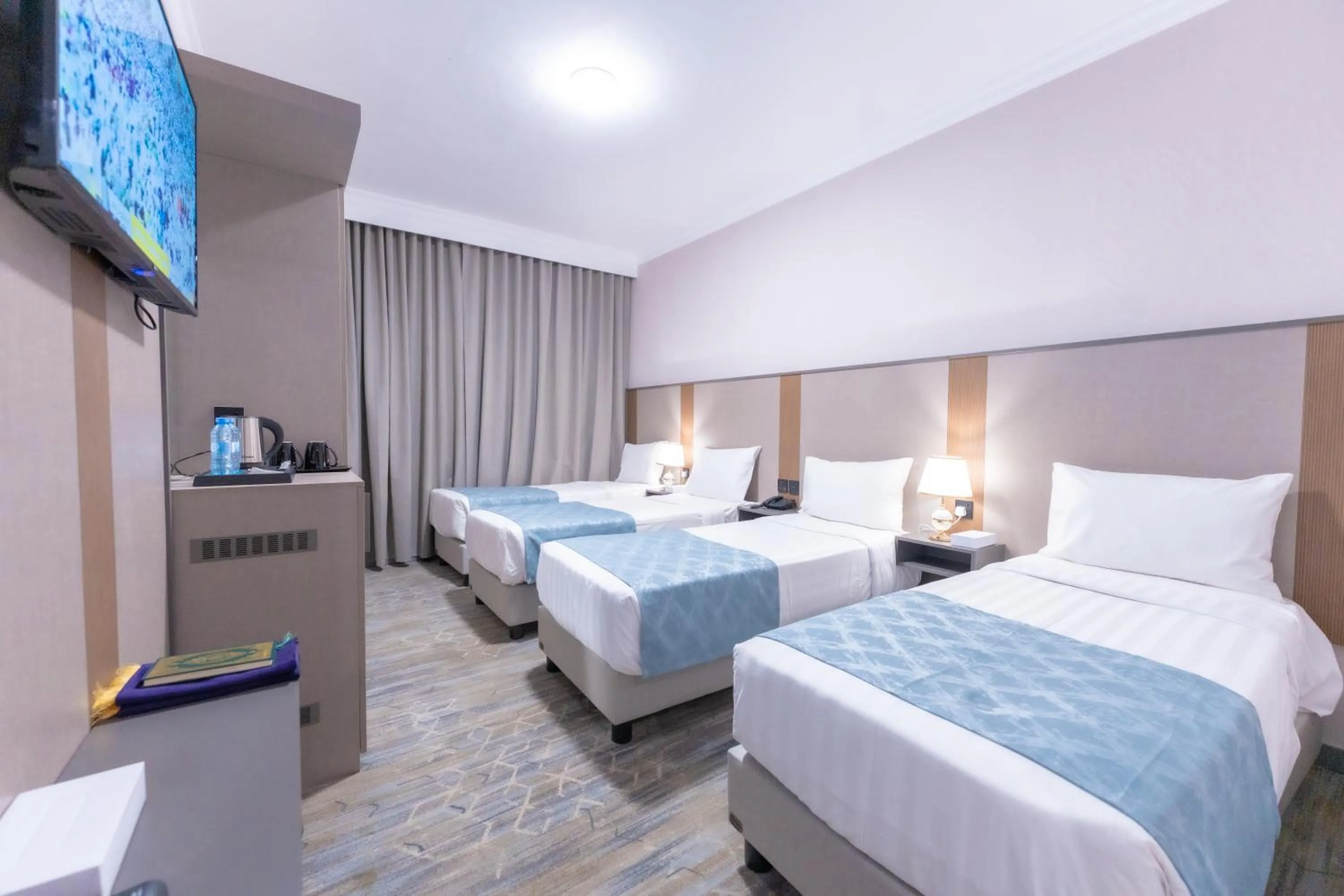 Bed in Araek Taiba Hotel