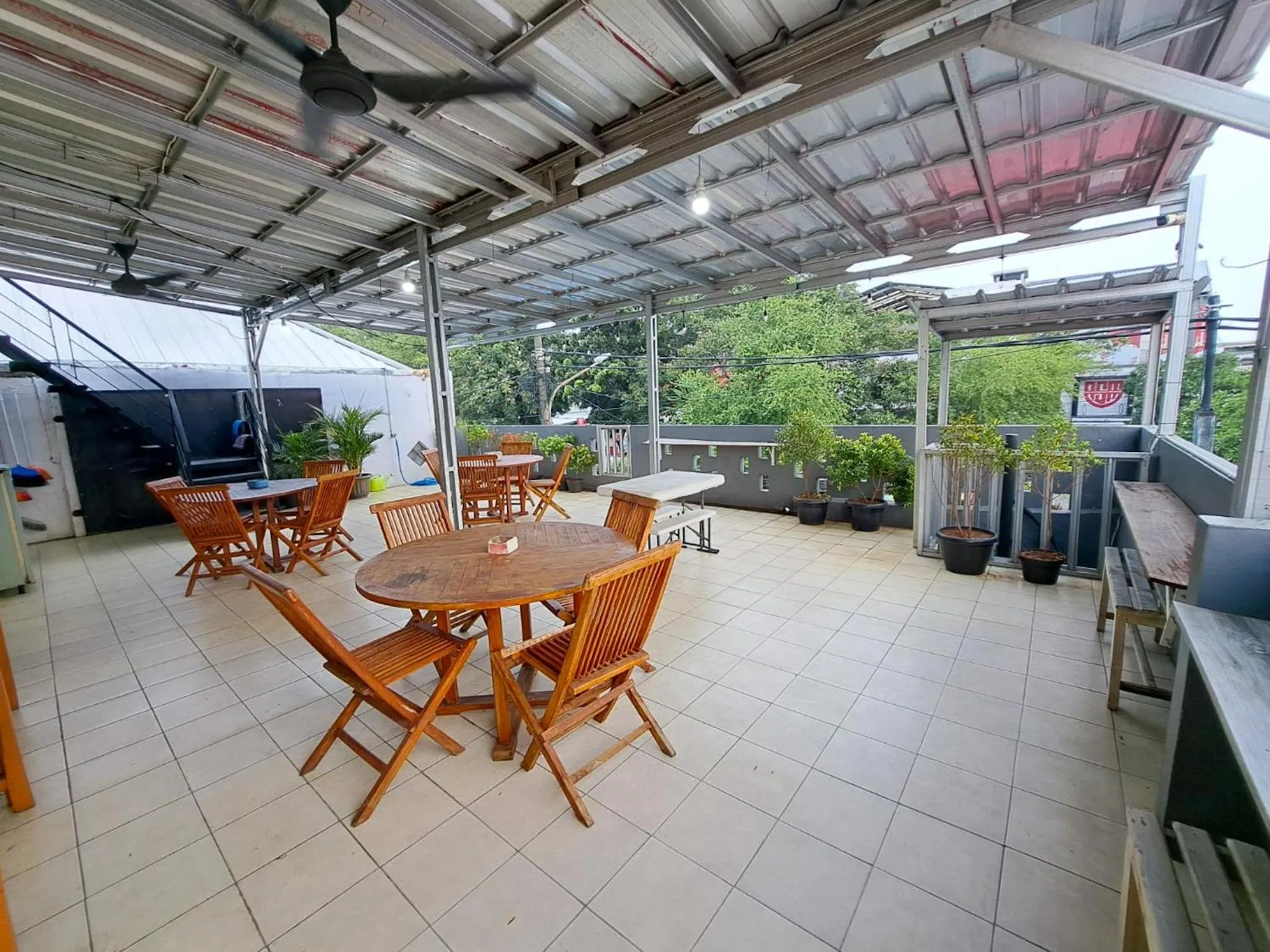 Patio in Hotel Dinar Family