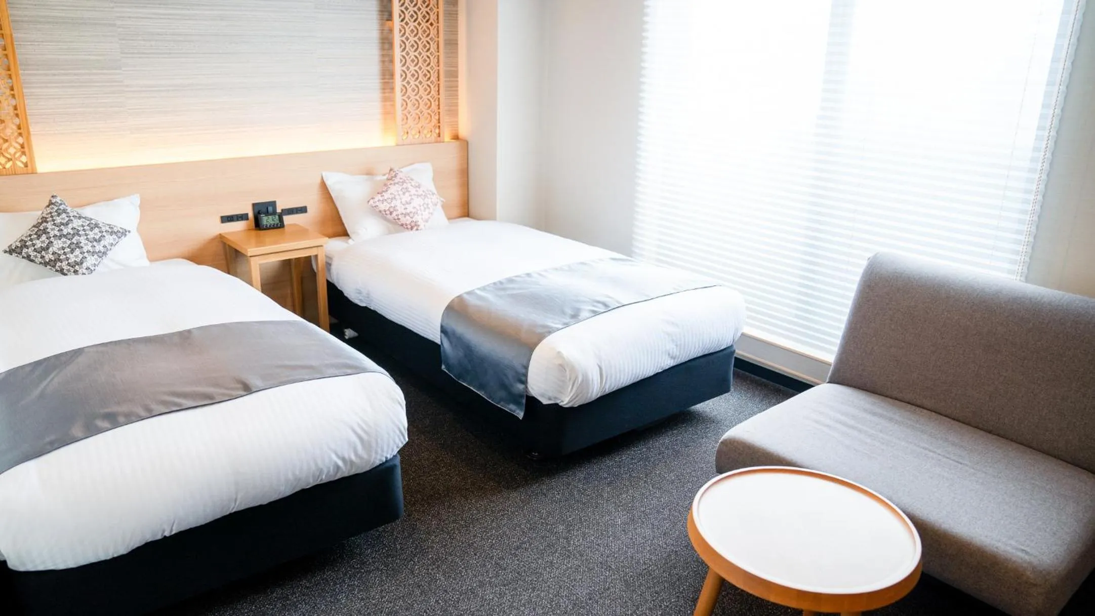 Photo of the whole room, Bed in Tabist kiki HOTEL KYOTO Gojo Karasuma