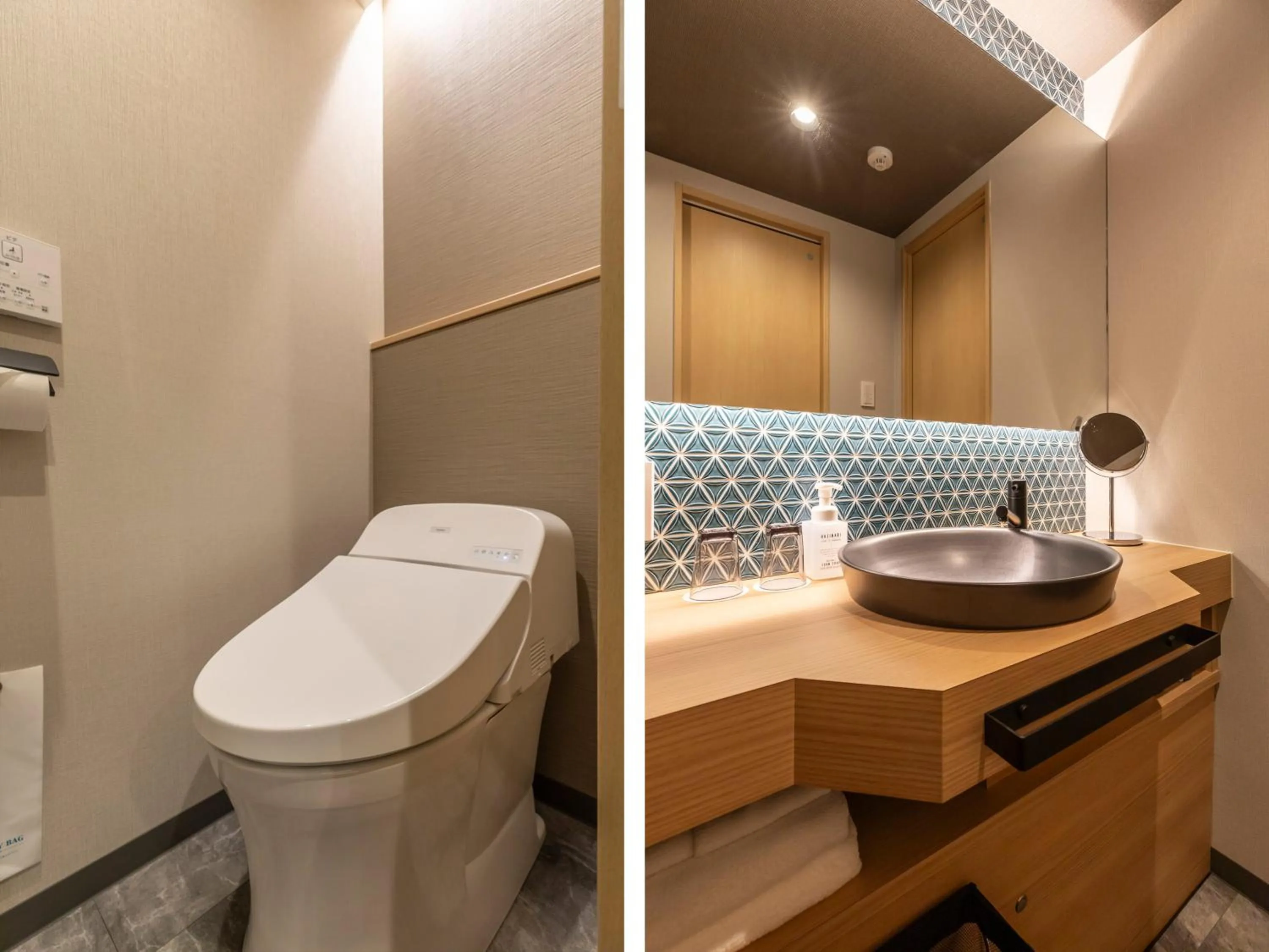 Toilet in Tabist kiki HOTEL KYOTO Gojo Karasuma