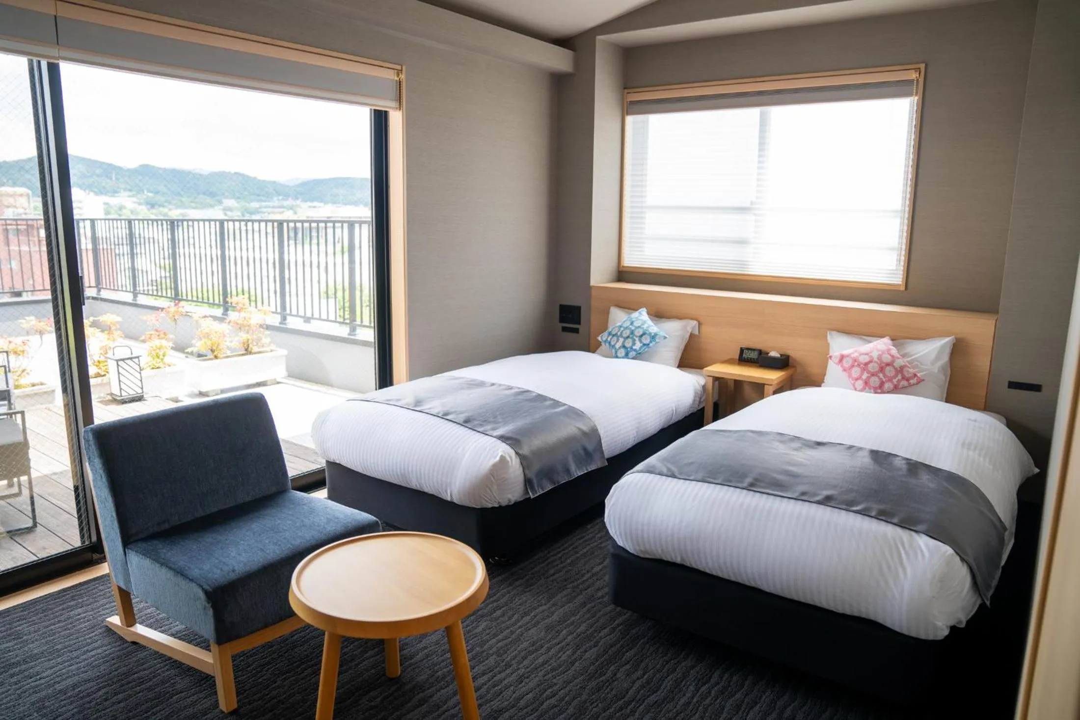 Photo of the whole room, Bed in Tabist kiki HOTEL KYOTO Gojo Karasuma