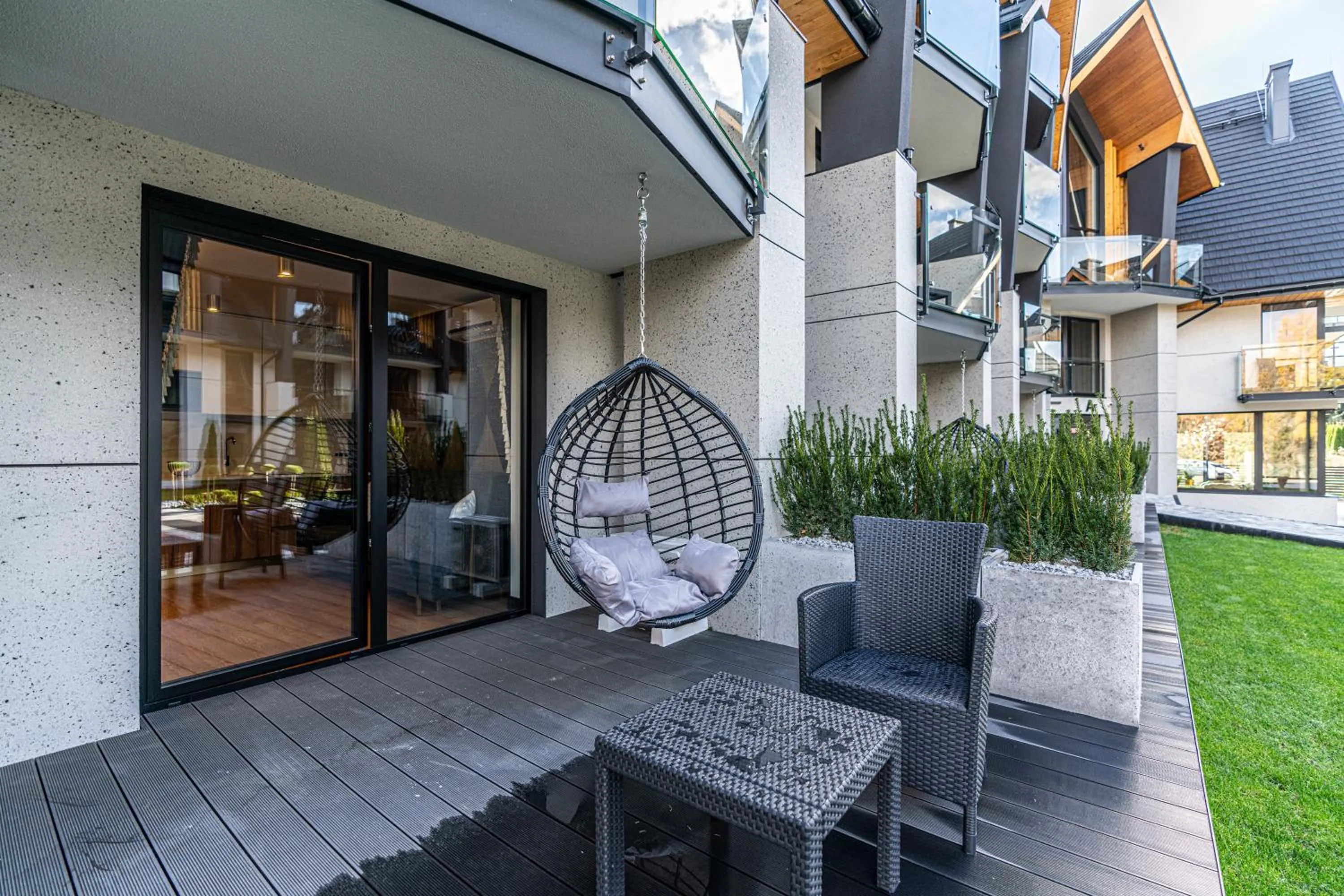 Balcony/Terrace in Aparthotel Diamond SPA Aqua