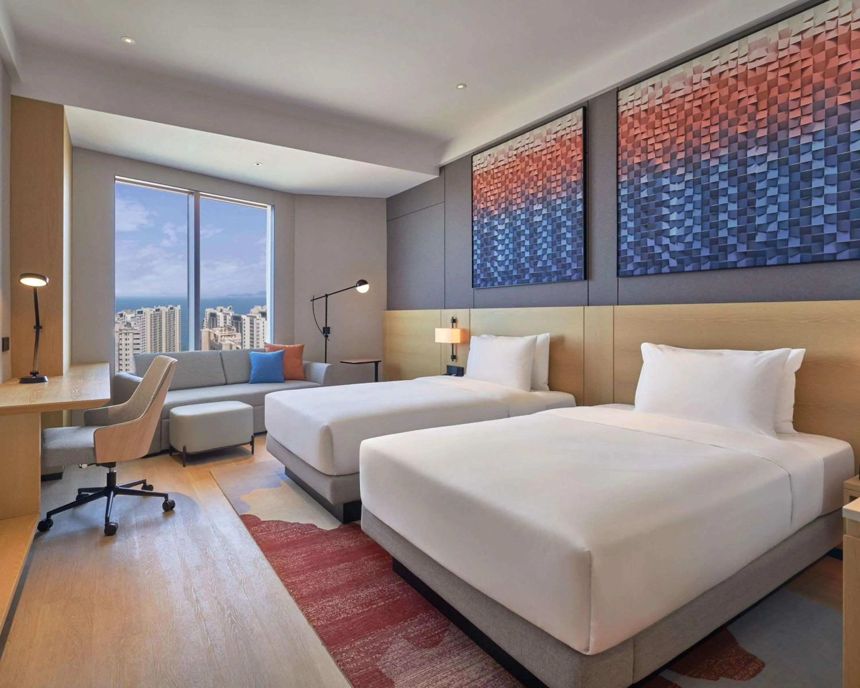 Bedroom, Bed in Hyatt Place Yantai Development Zone