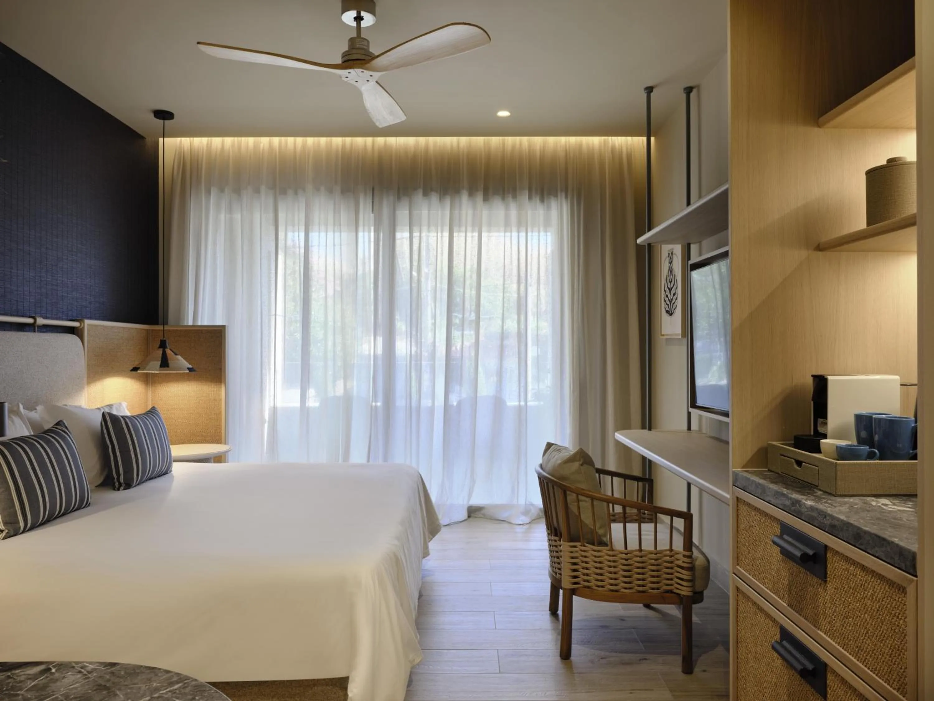 Bed in Atlantica Kalliston Resort - Adults Only