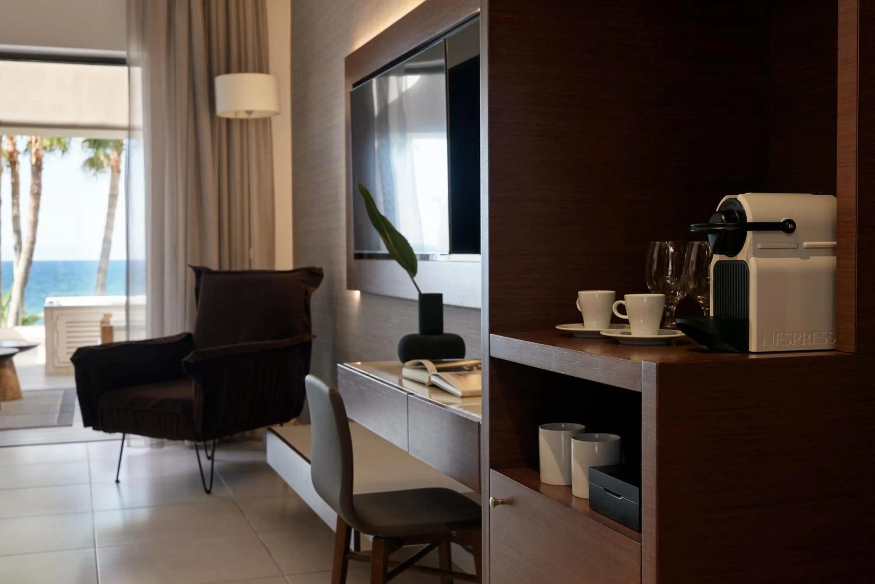 Bedroom in Atlantica Kalliston Resort - Adults Only