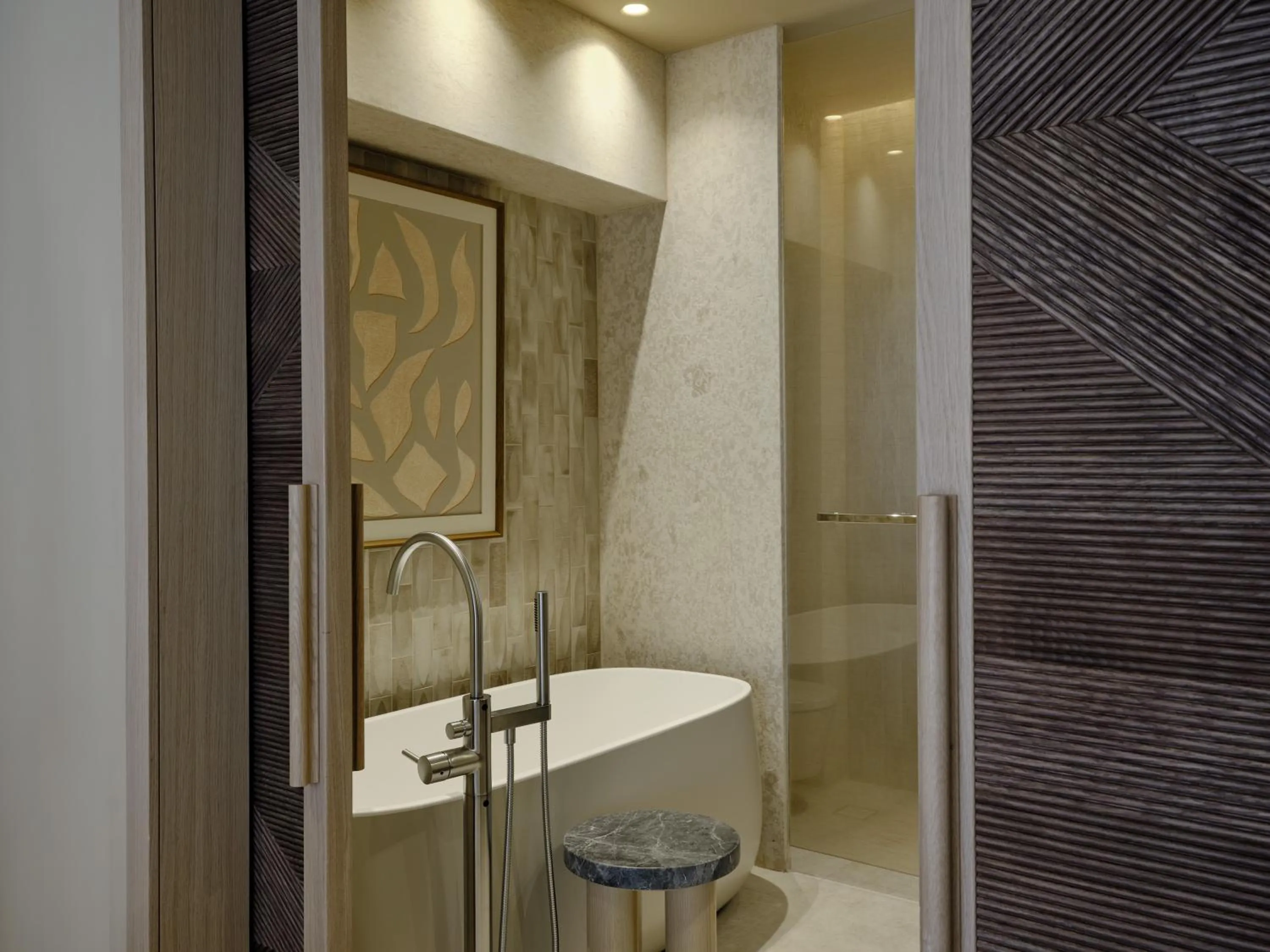 Shower in Atlantica Kalliston Resort - Adults Only