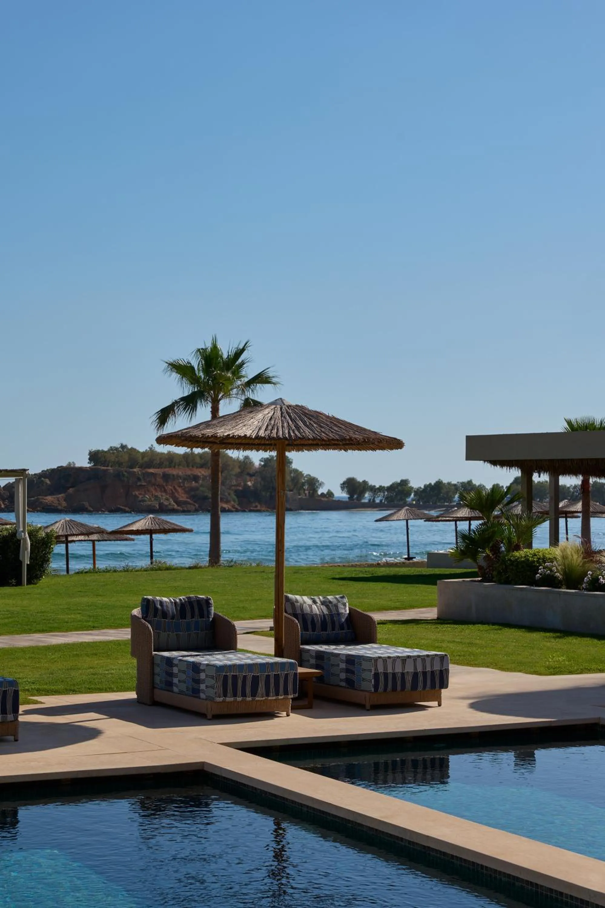 Swimming pool in Atlantica Kalliston Resort - Adults Only