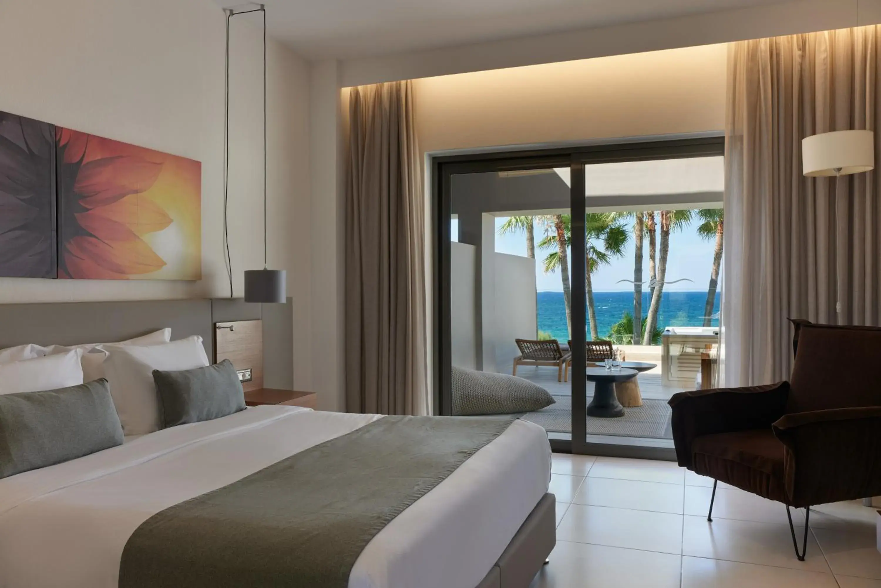 Superior Room Lagoon Sea View Outdoor Whirlpool in Atlantica Kalliston Resort - Adults Only Superior Room Lagoon Sea View Outdoor Whirlpool in Atlantica Kalliston Resort - Adults Only