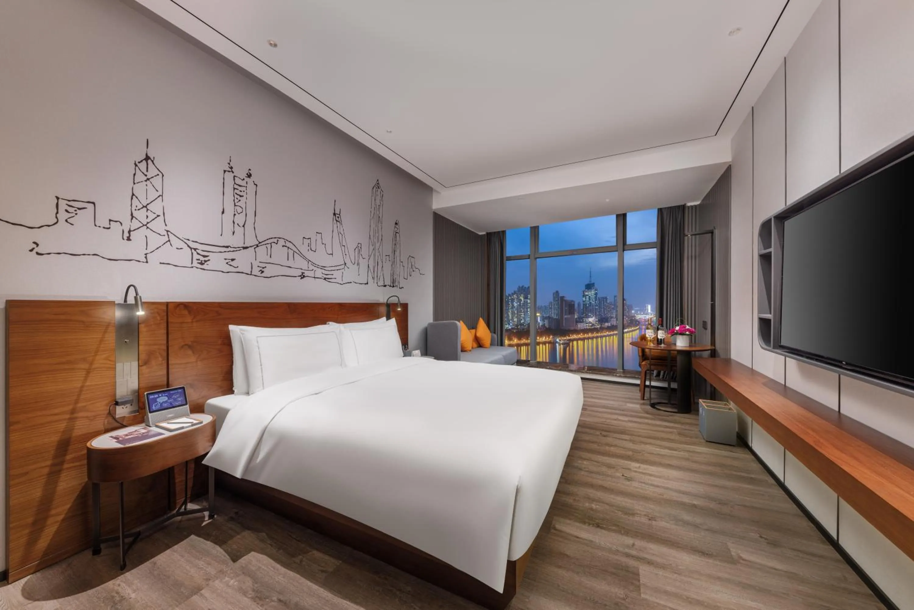 Bedroom, Bed in UrCove By Hyatt ShenZhen Futian Port