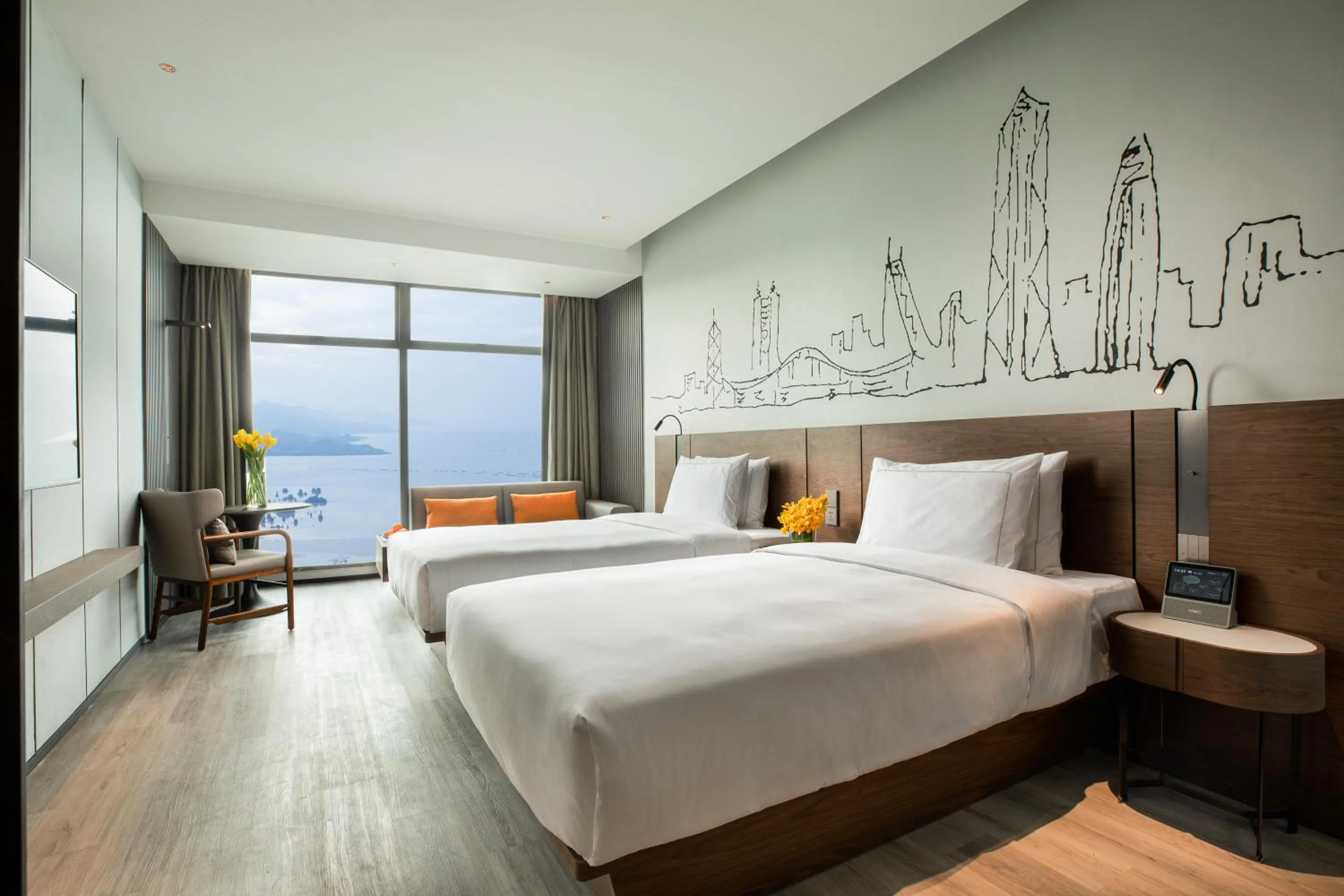 Photo of the whole room, Bed in UrCove By Hyatt ShenZhen Futian Port